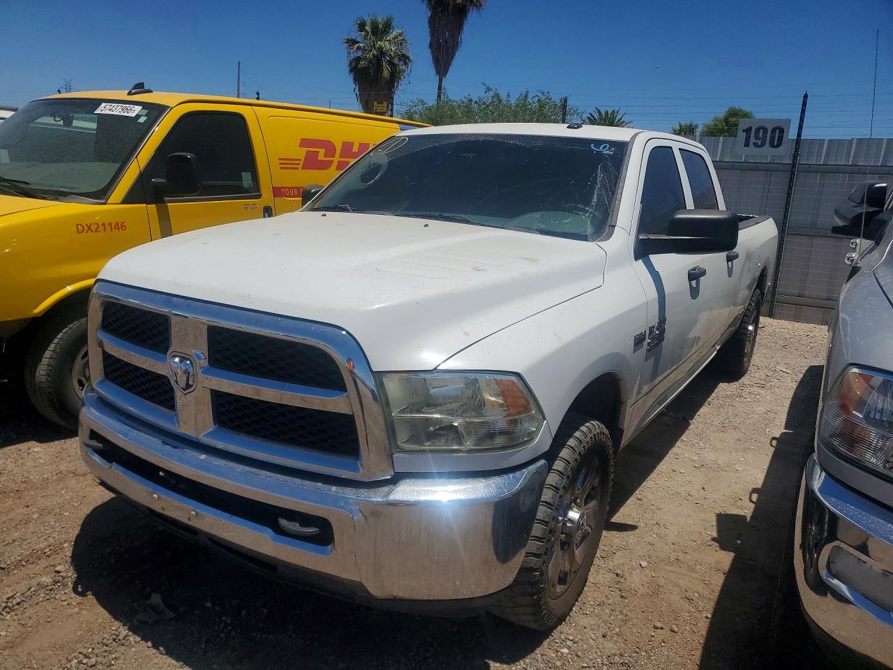 2013 Ram 2500 St Белый vin: 3C6TR4HT5DG546388