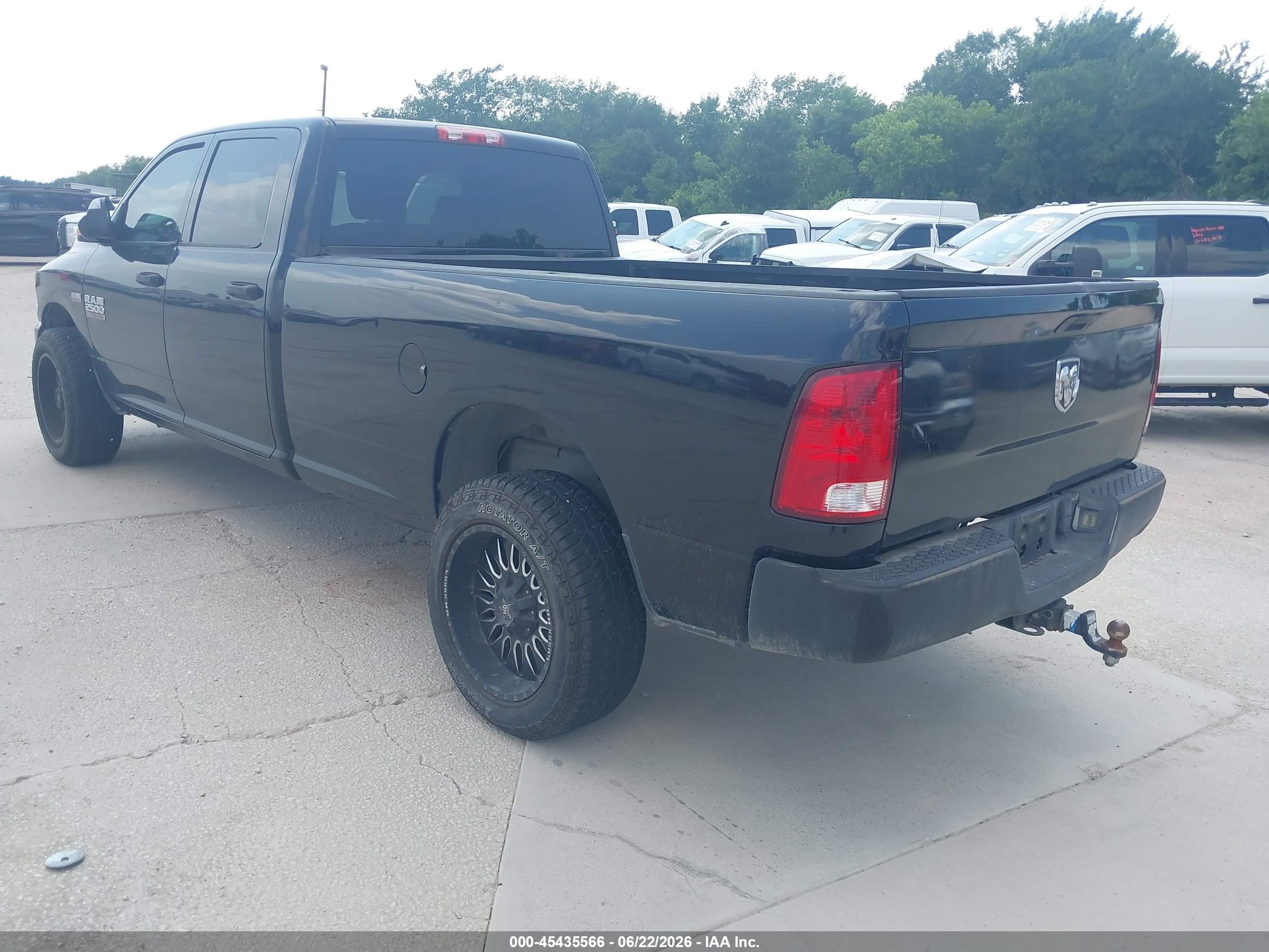 2014 Ram 2500 Tradesman Черный vin: 3C6TR4HT9EG189282