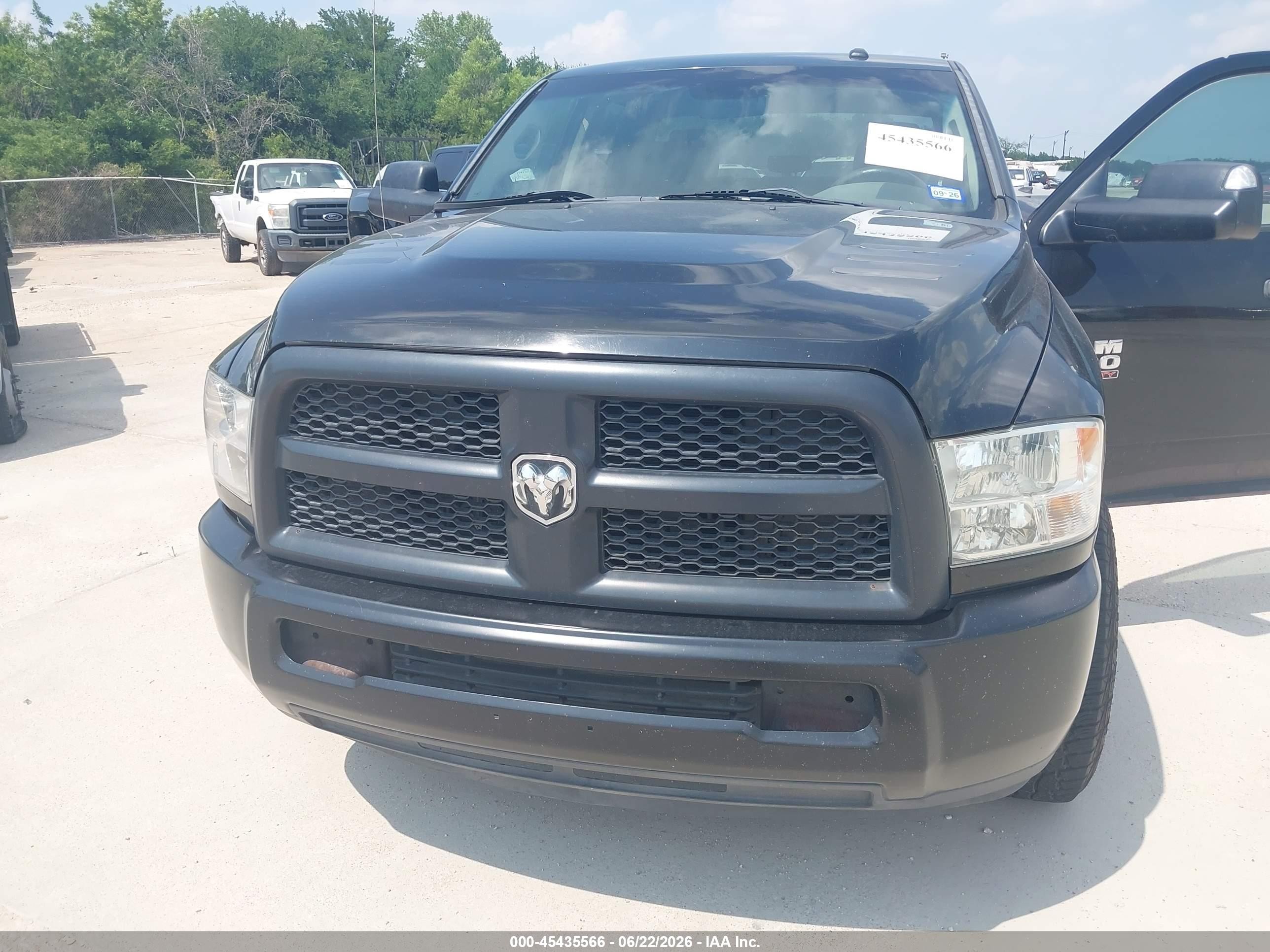 2014 Ram 2500 Tradesman Черный vin: 3C6TR4HT9EG189282