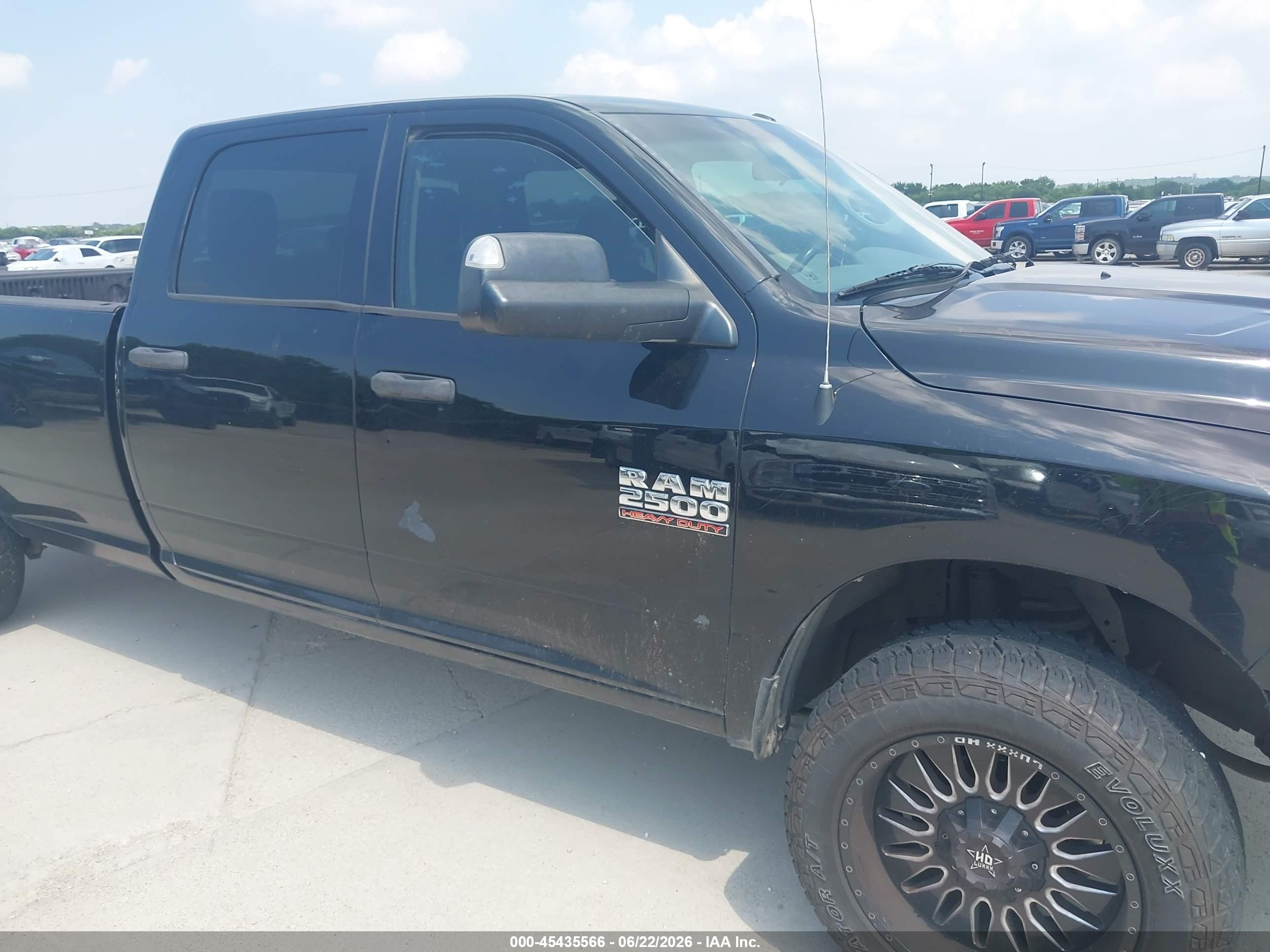 2014 Ram 2500 Tradesman Черный vin: 3C6TR4HT9EG189282