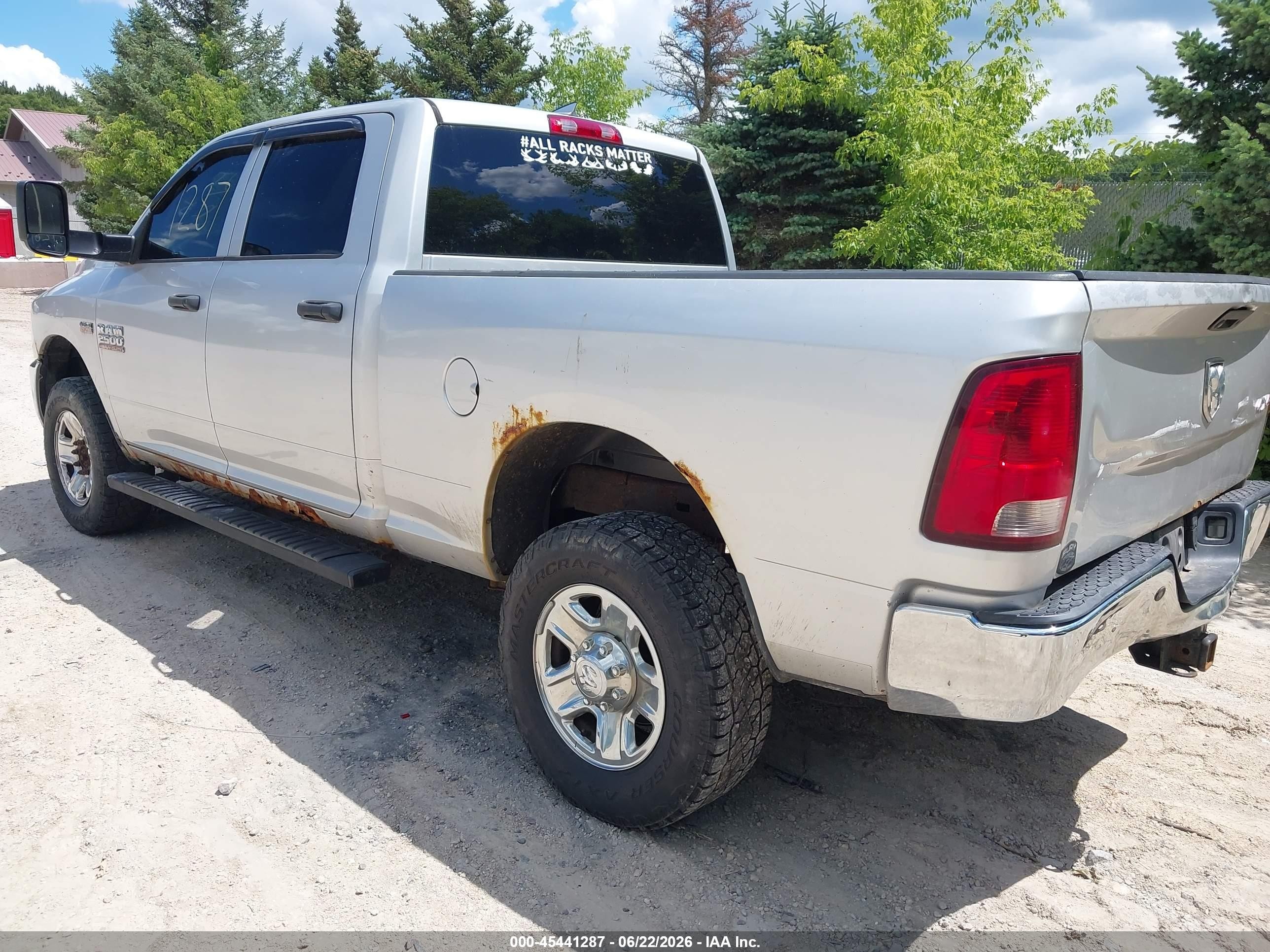 2014 Ram 2500 Tradesman Silver vin: 3C6TR5CT0EG164638