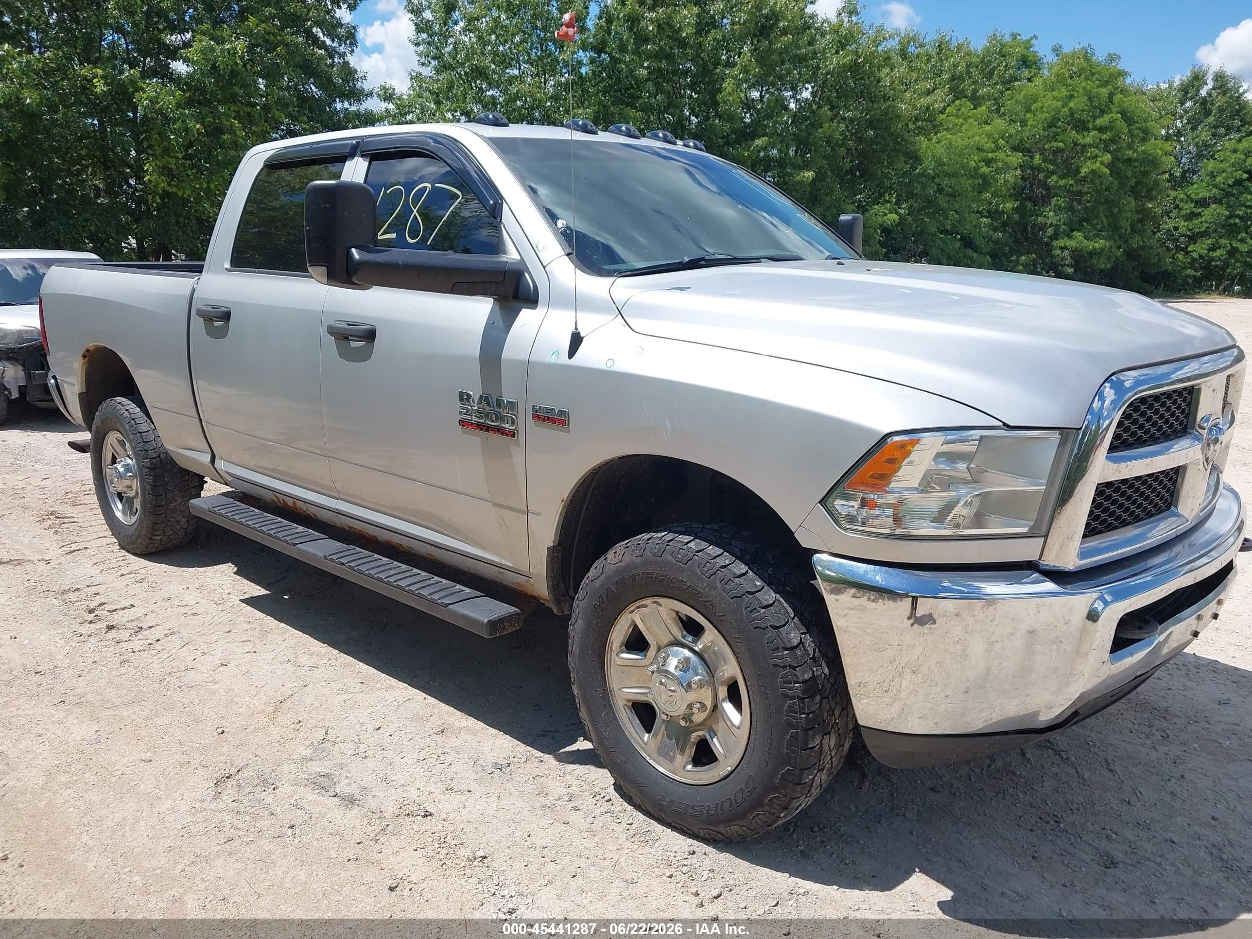 2014 Ram 2500 Tradesman Silver vin: 3C6TR5CT0EG164638