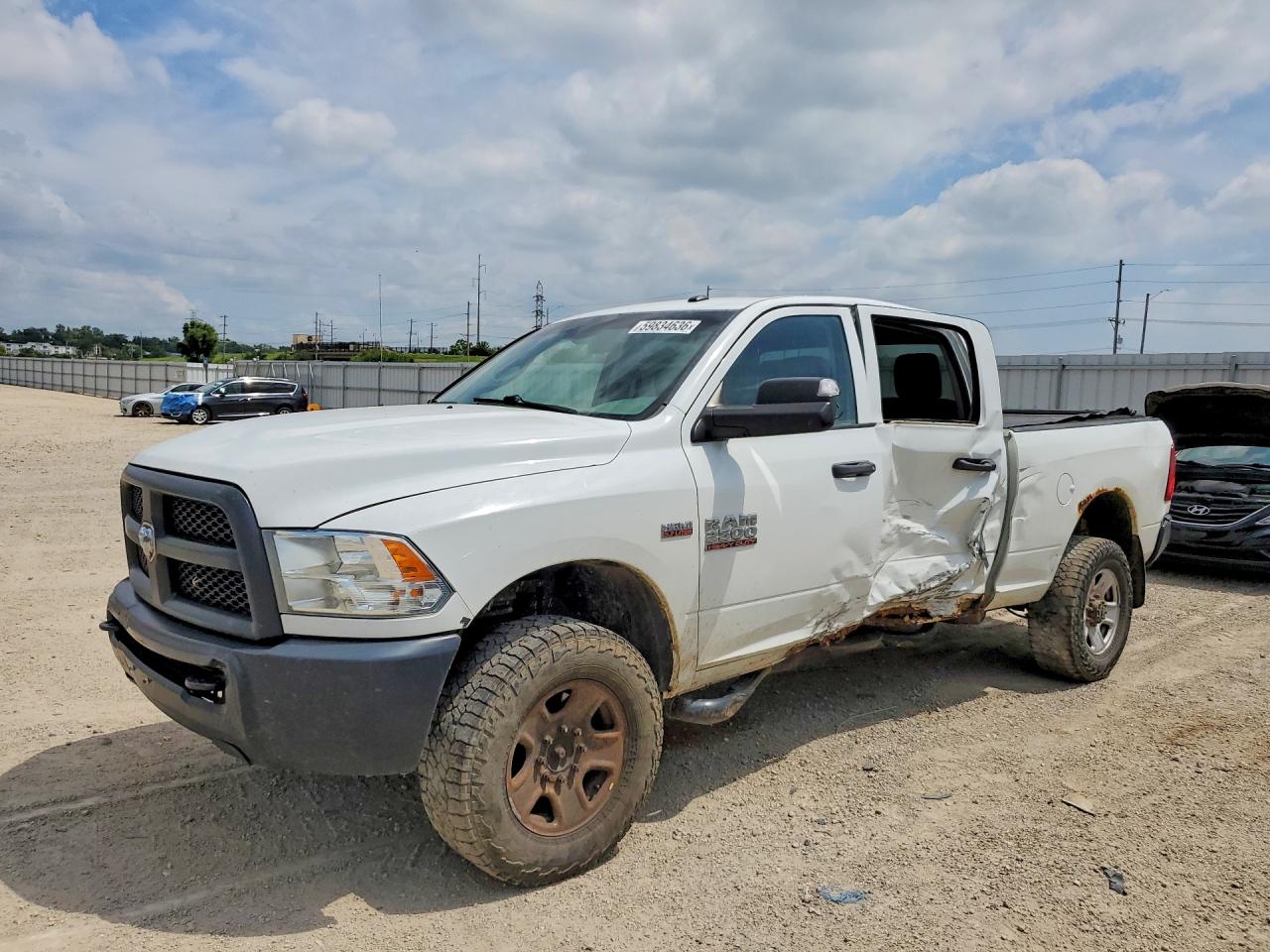 2014 Ram 2500 St White vin: 3C6TR5CT0EG328518