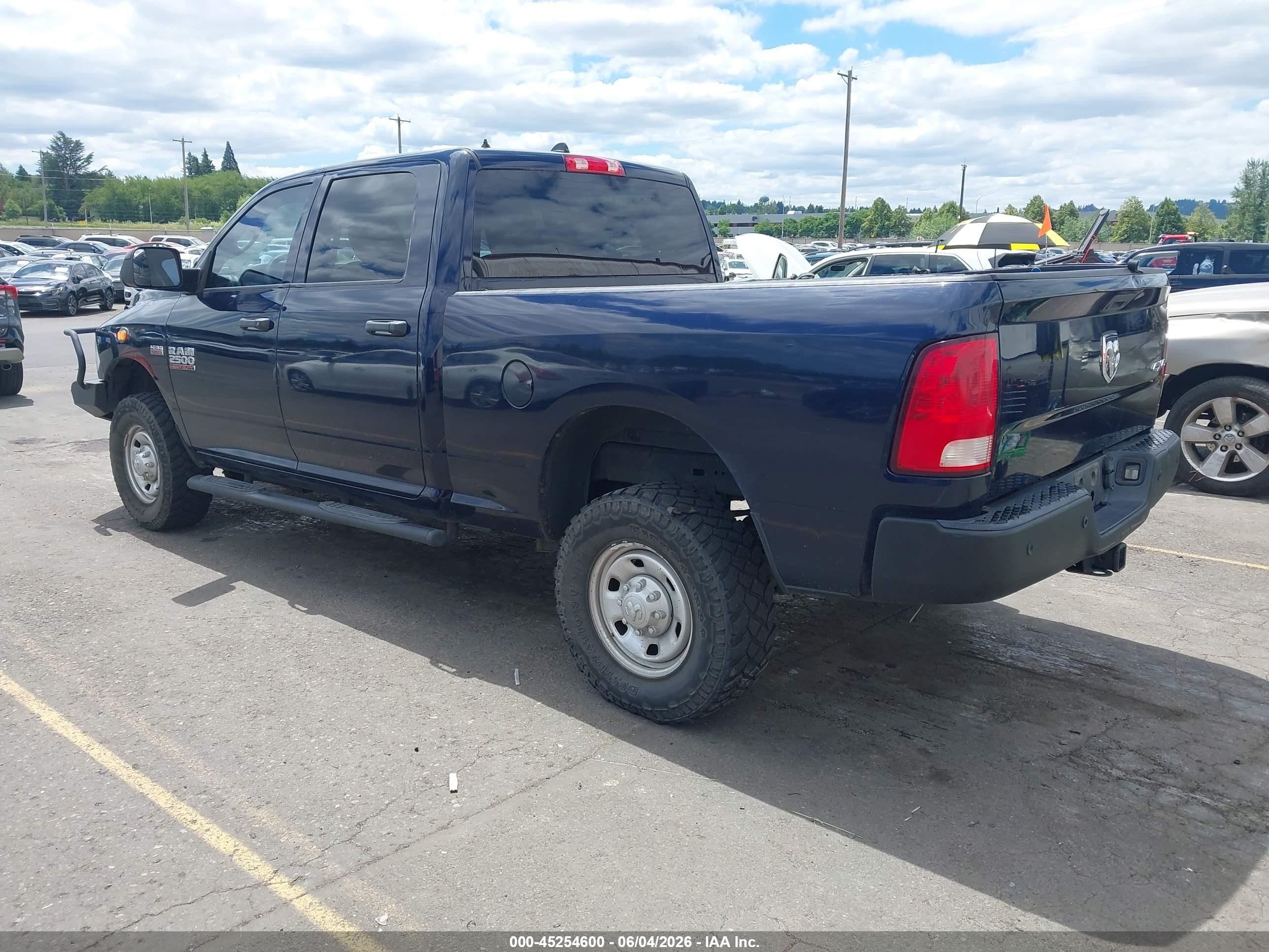 2015 Ram 2500 Tradesman Dark Blue vin: 3C6TR5CT5FG643350