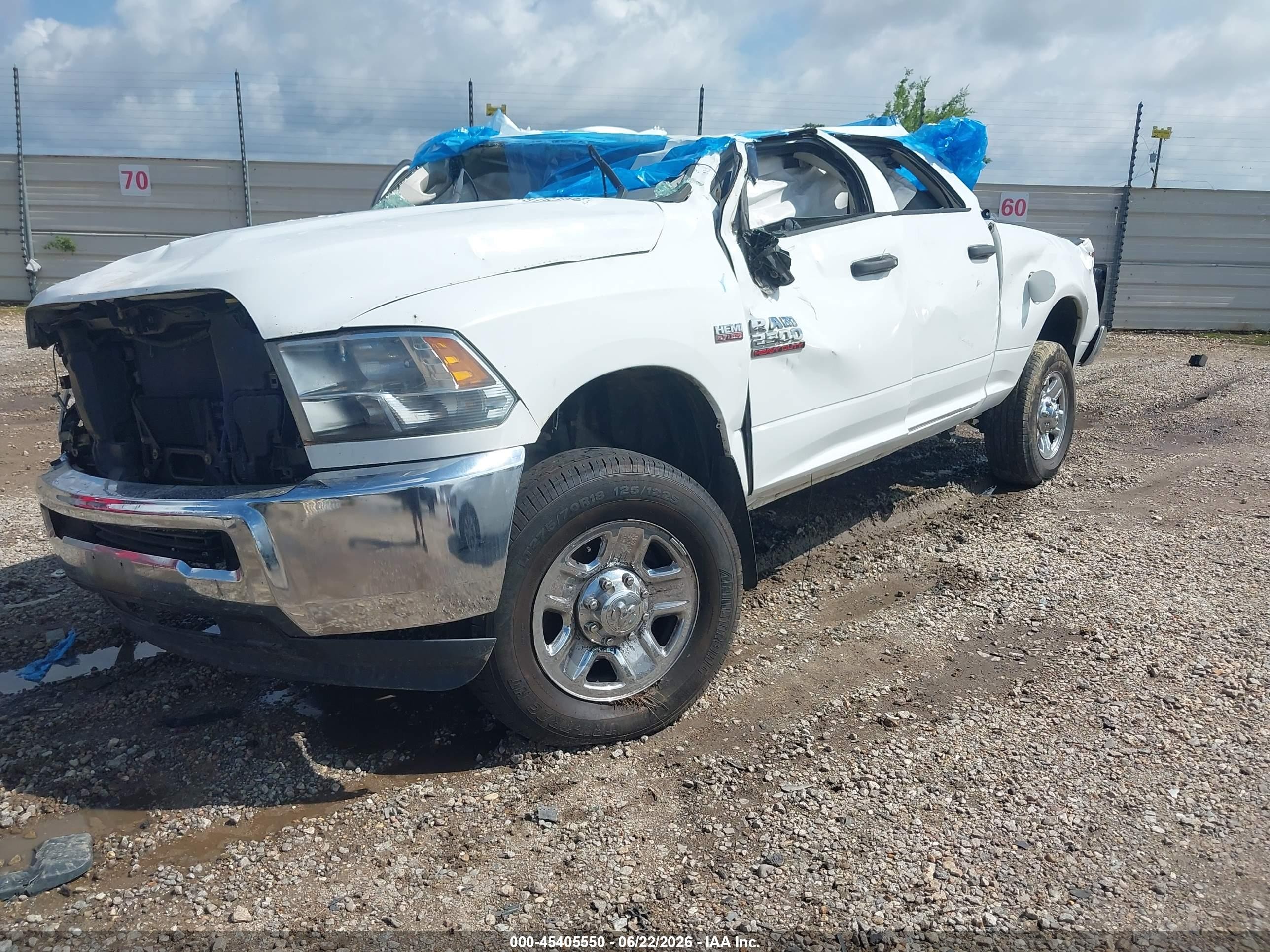 2014 Ram 2500 Tradesman Белый vin: 3C6TR5CT6EG250682