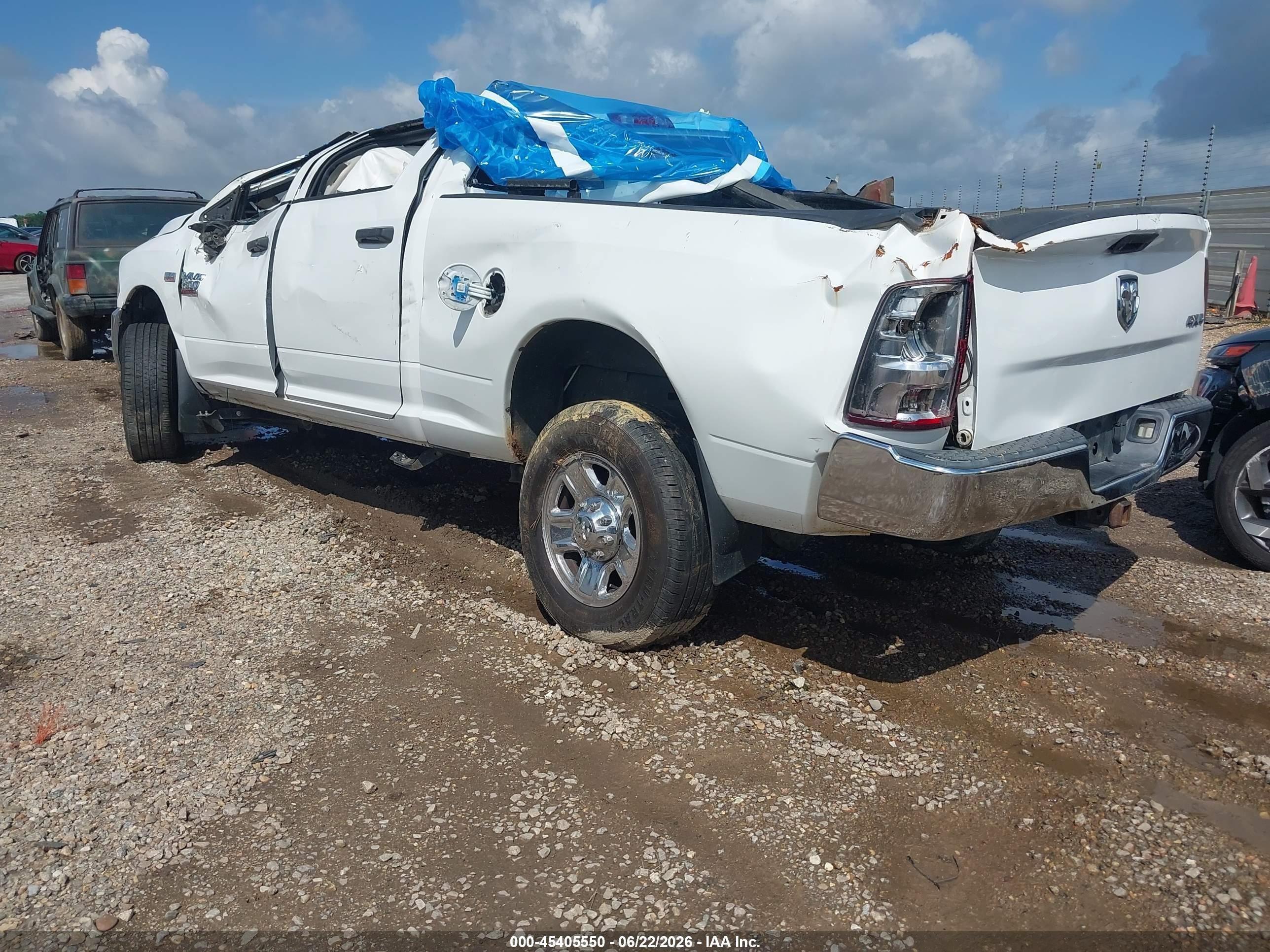 2014 Ram 2500 Tradesman Белый vin: 3C6TR5CT6EG250682