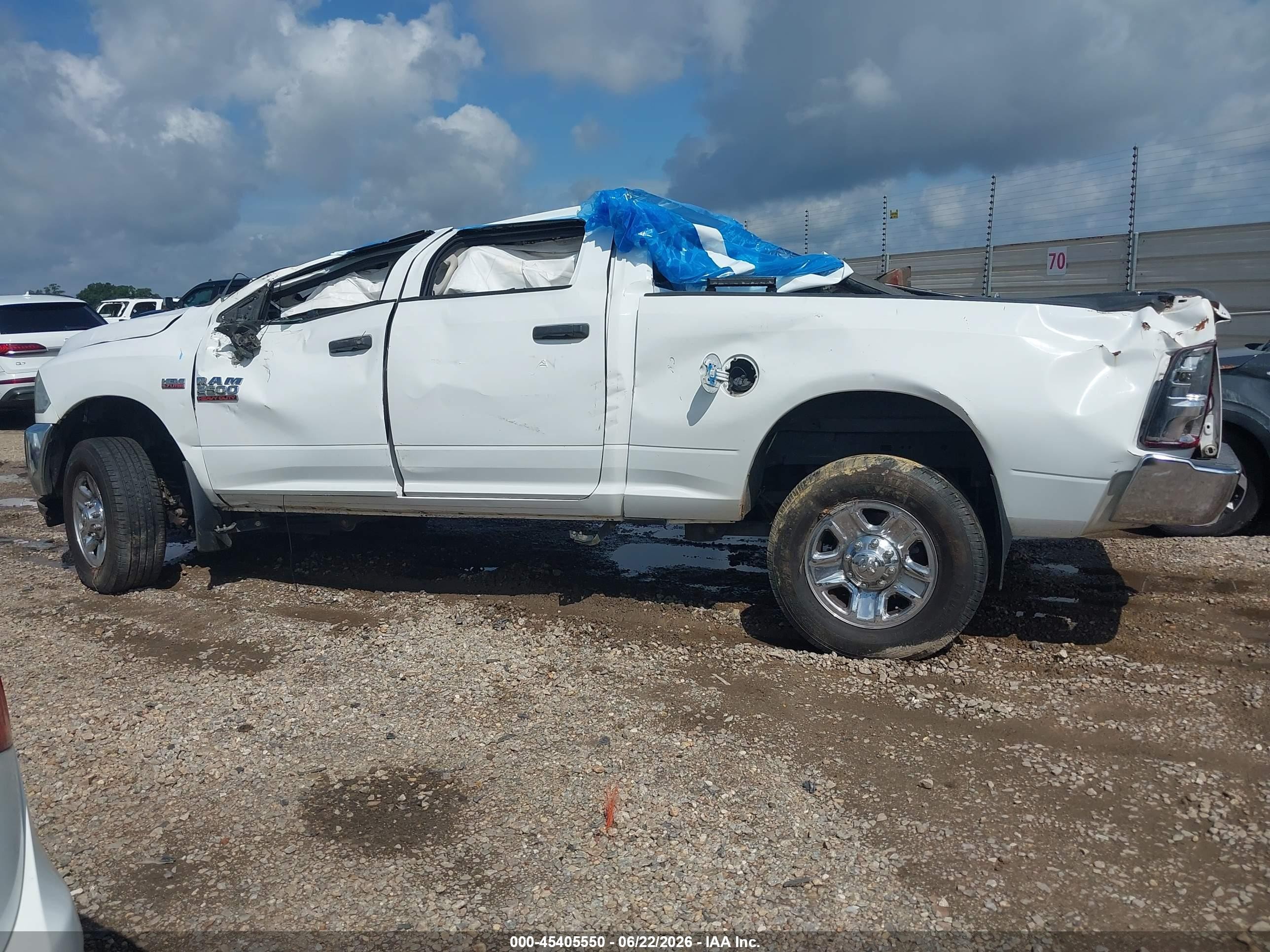 2014 Ram 2500 Tradesman Белый vin: 3C6TR5CT6EG250682