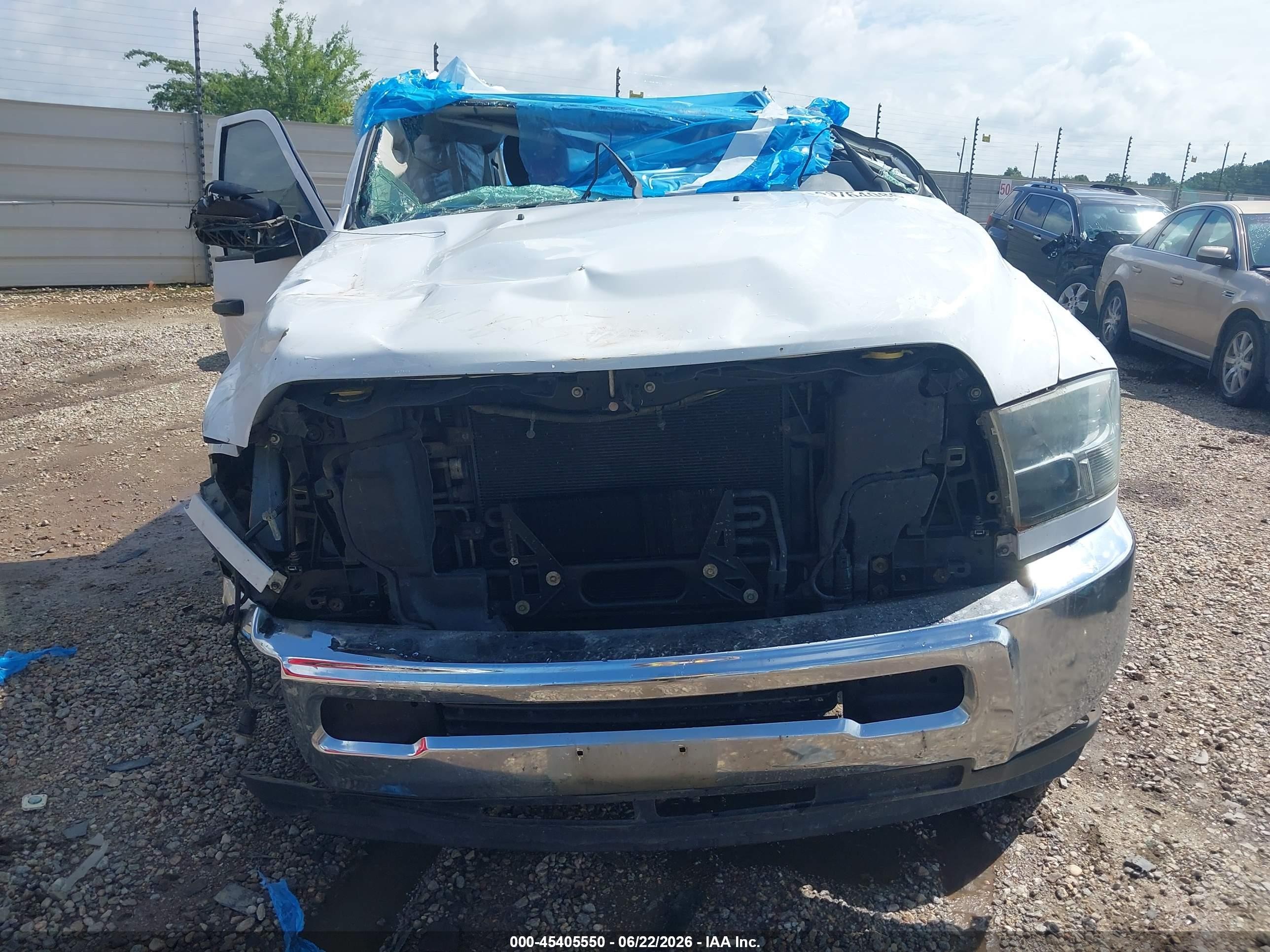2014 Ram 2500 Tradesman Белый vin: 3C6TR5CT6EG250682
