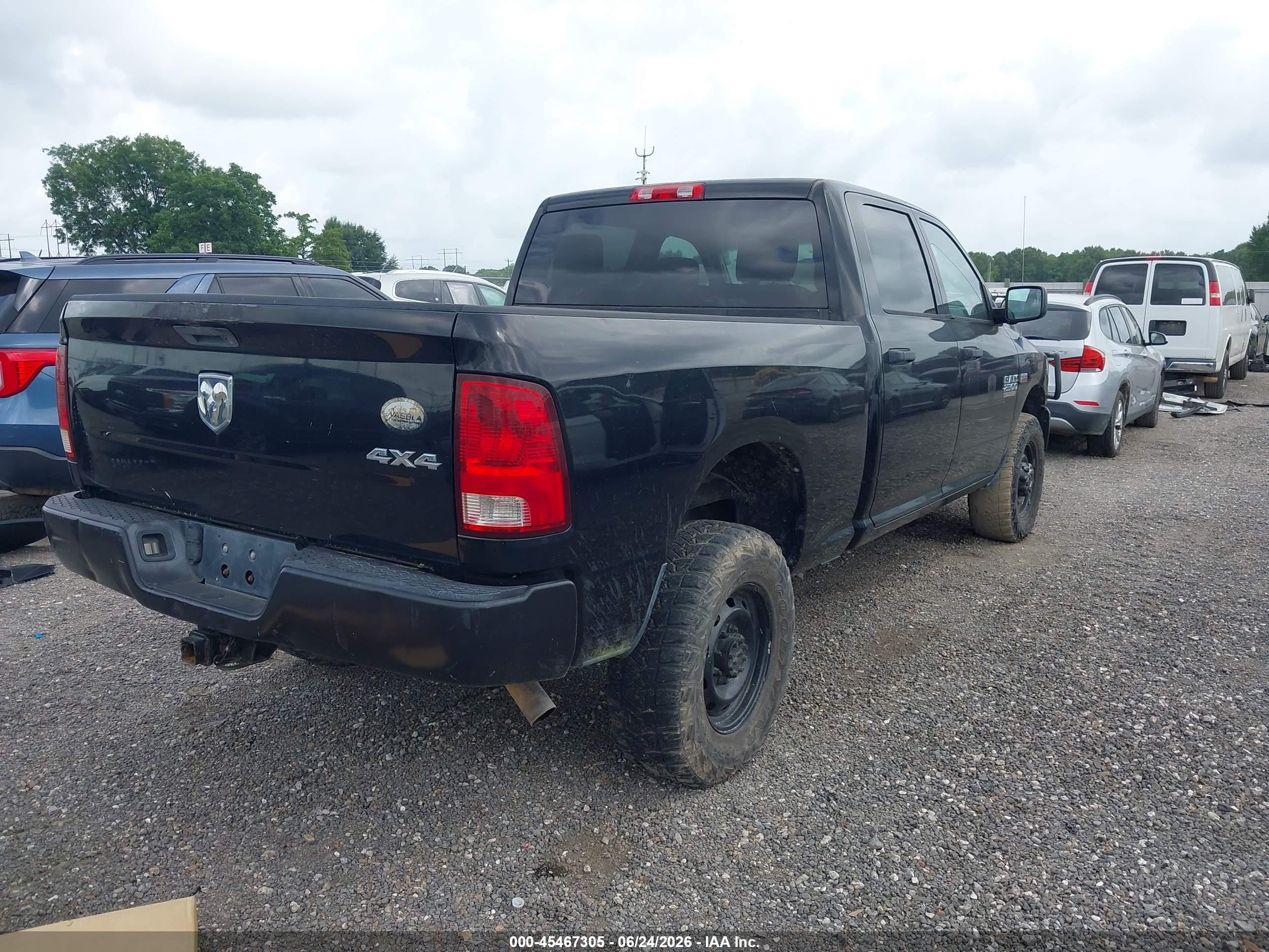 2013 Ram 2500 Tradesman Black vin: 3C6TR5CTXDG545752