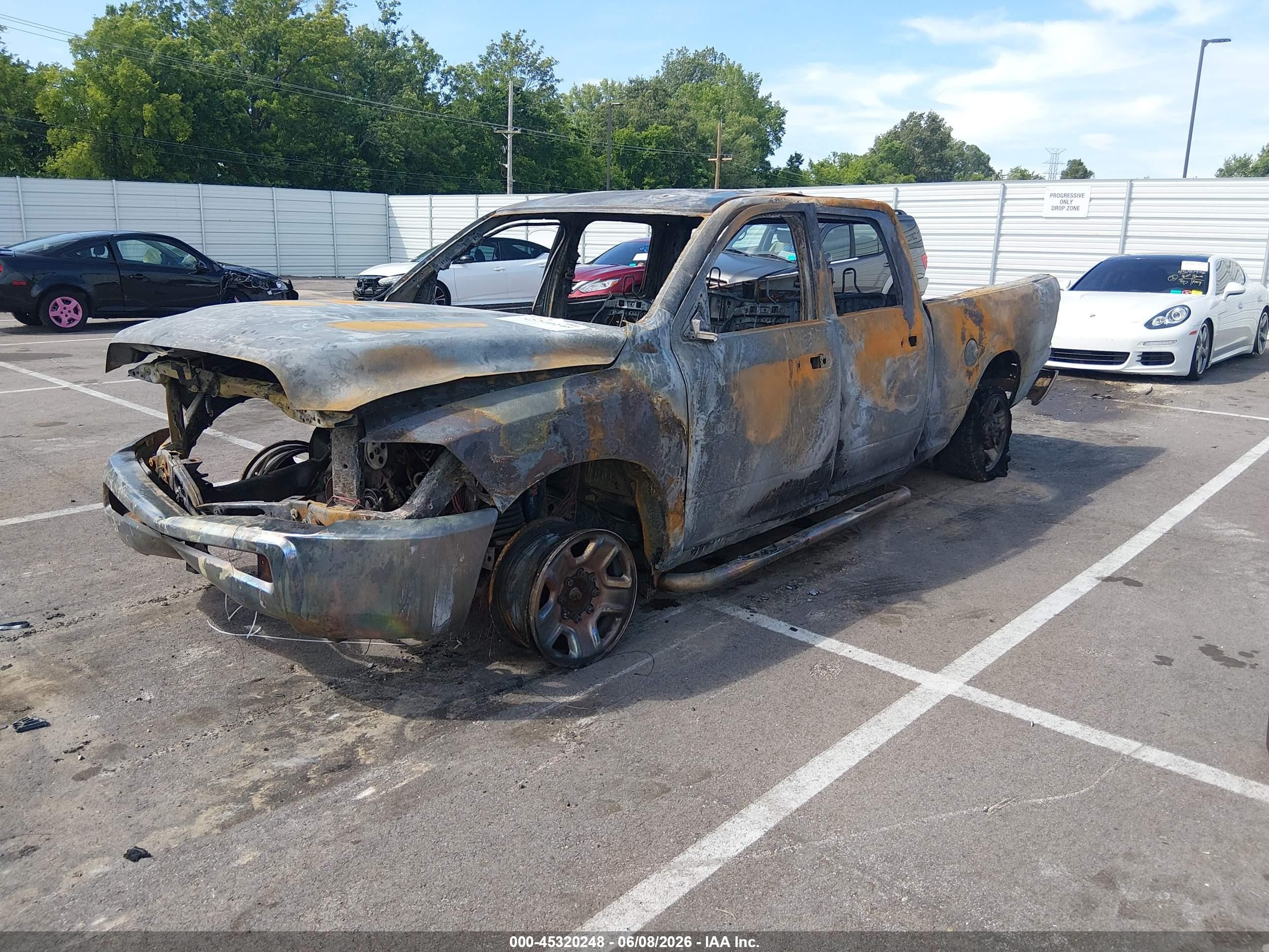 2014 Ram 2500 Slt Gray vin: 3C6TR5DT0EG194852