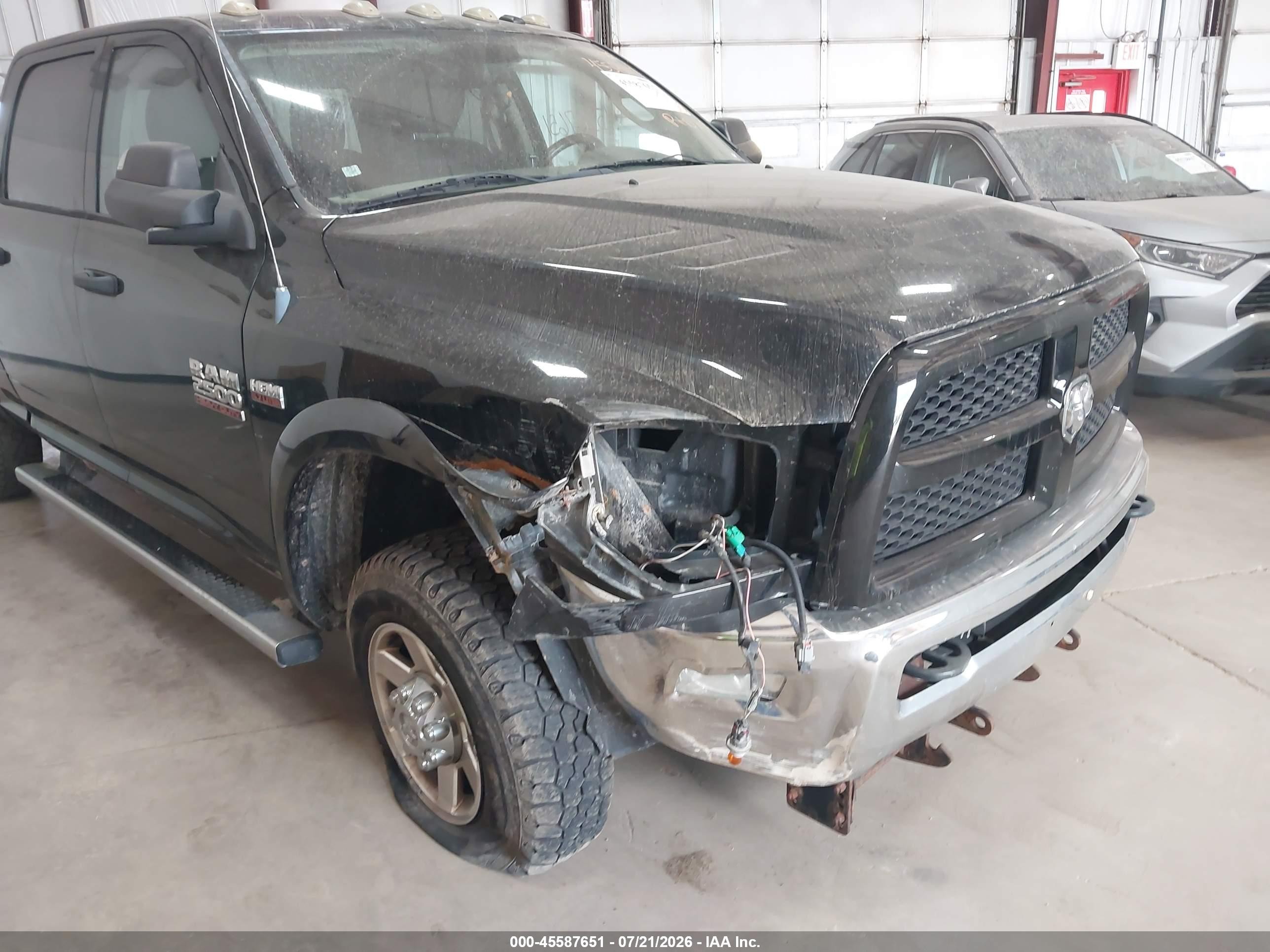 2013 Ram 2500 Outdoorsman Черный vin: 3C6TR5DT1DG535190