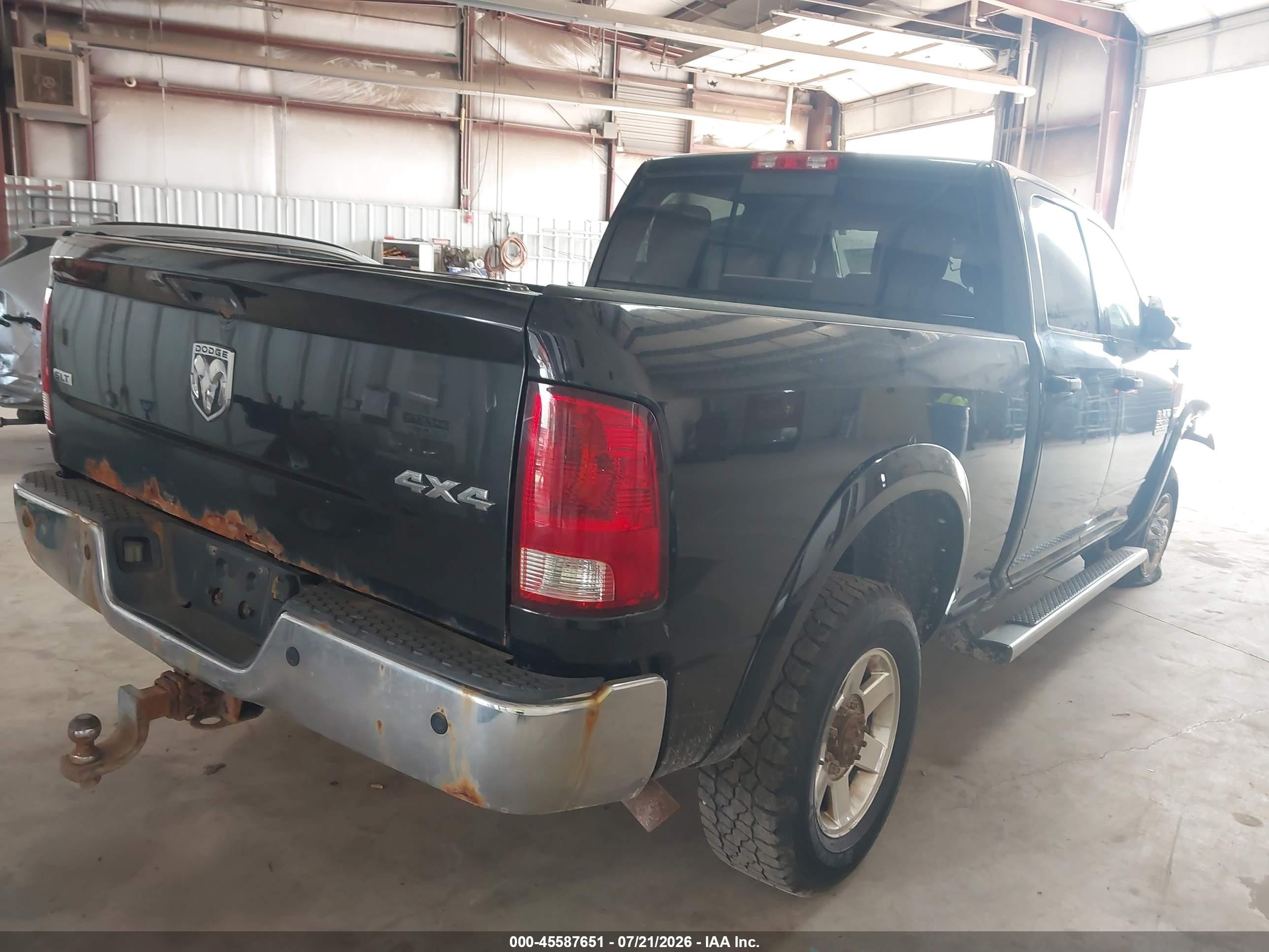2013 Ram 2500 Outdoorsman Черный vin: 3C6TR5DT1DG535190