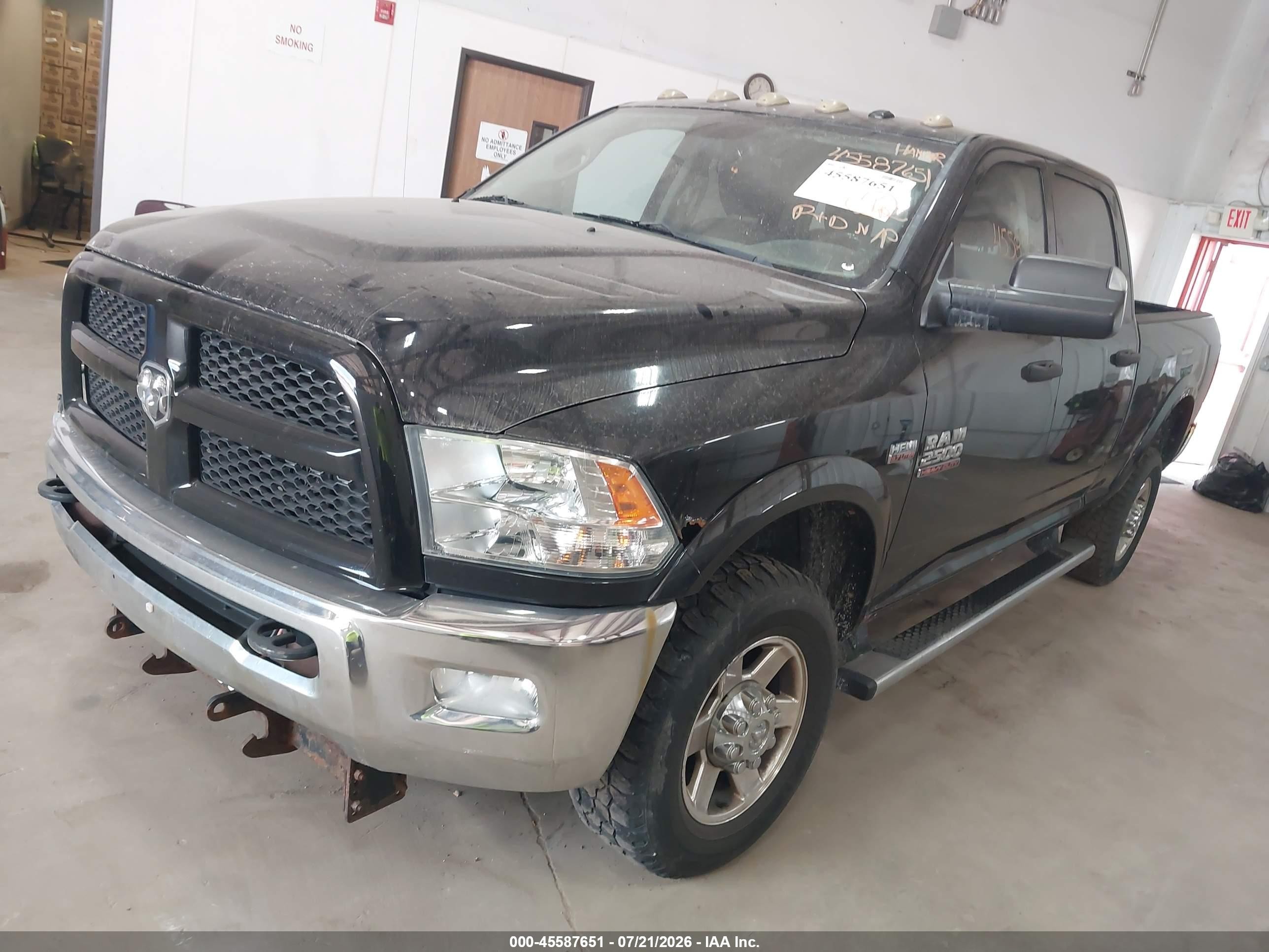 2013 Ram 2500 Outdoorsman Черный vin: 3C6TR5DT1DG535190