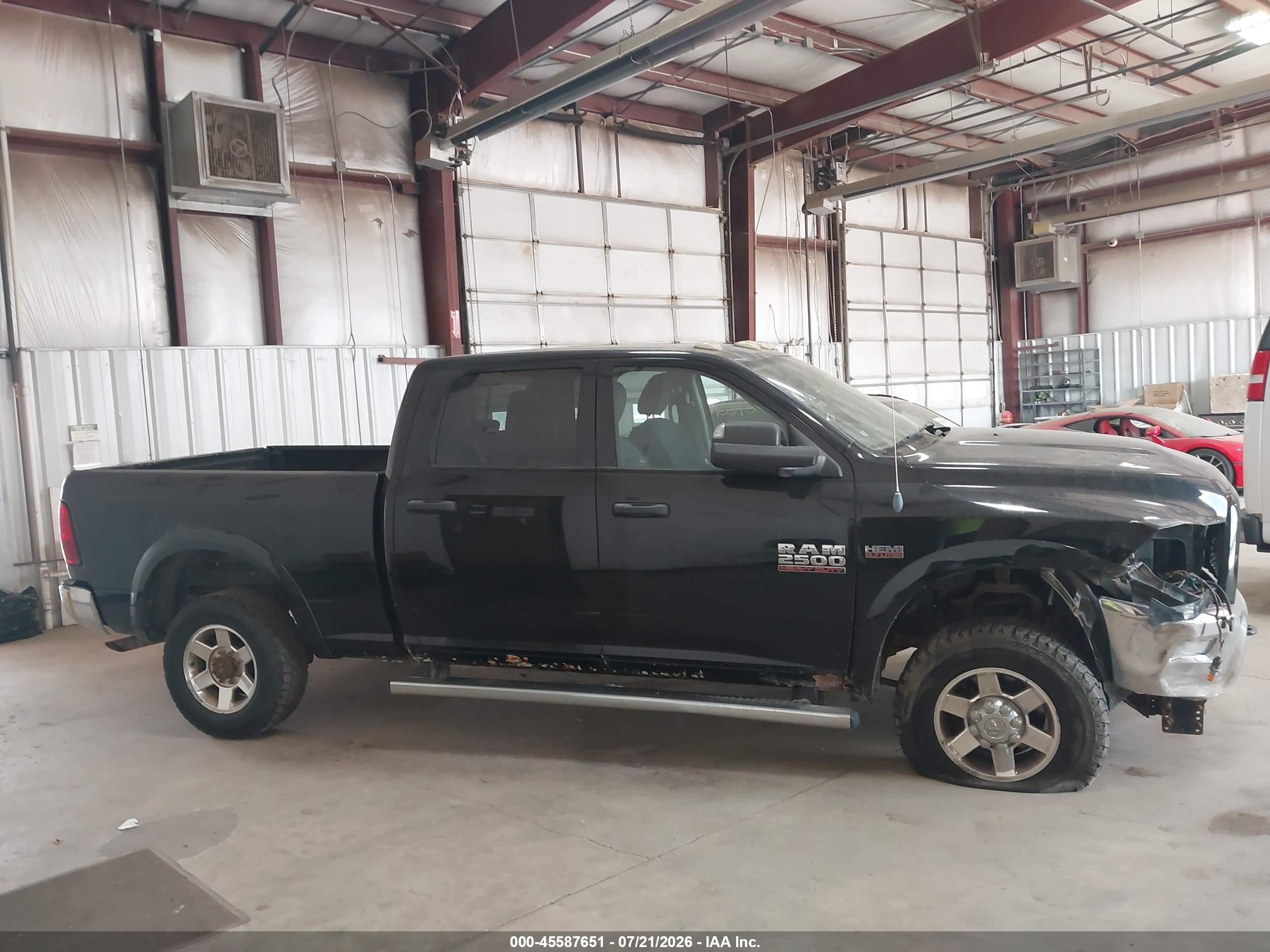 2013 Ram 2500 Outdoorsman Черный vin: 3C6TR5DT1DG535190