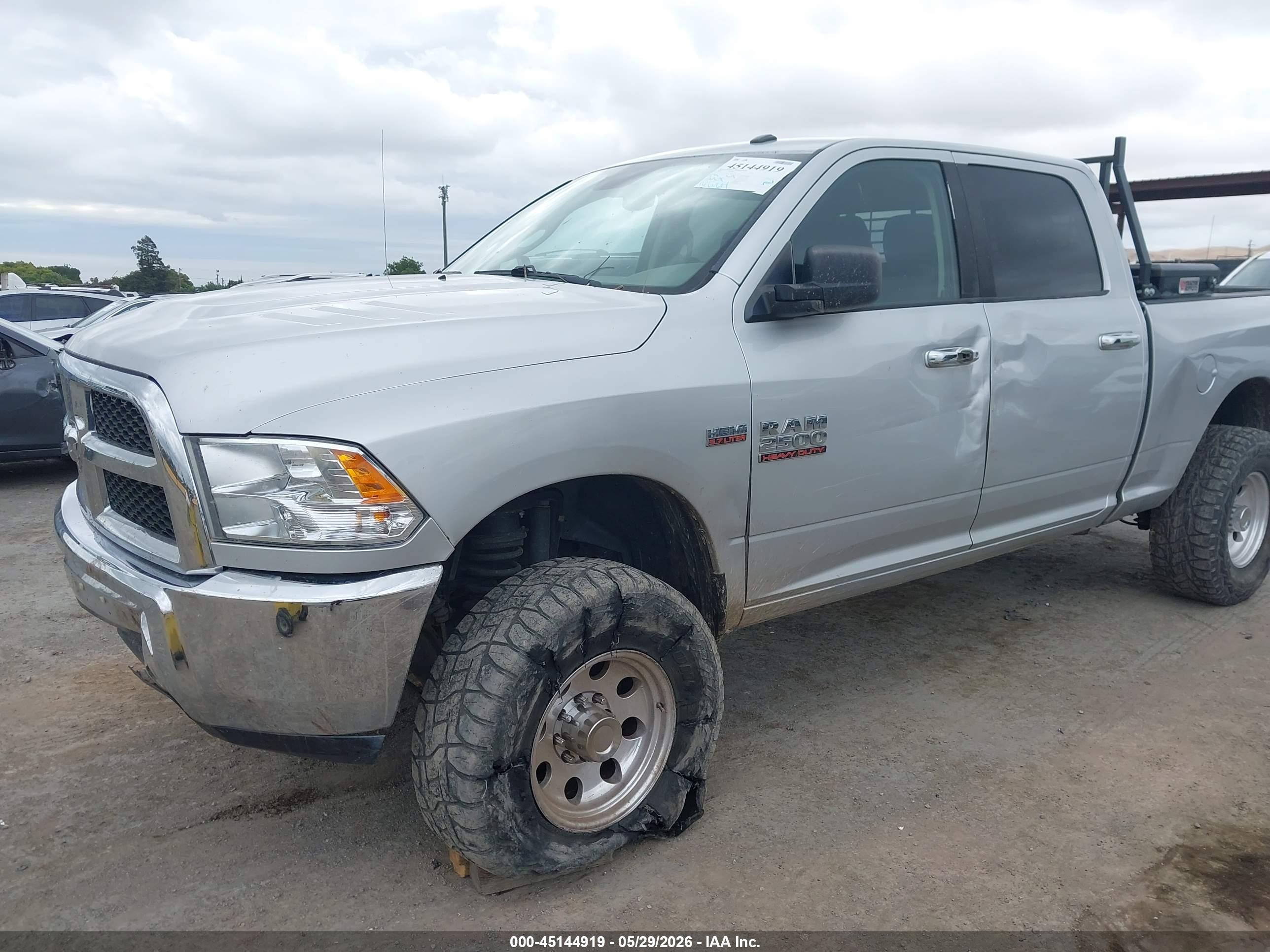 2016 Ram 2500 Slt Gray vin: 3C6TR5DT2GG378984