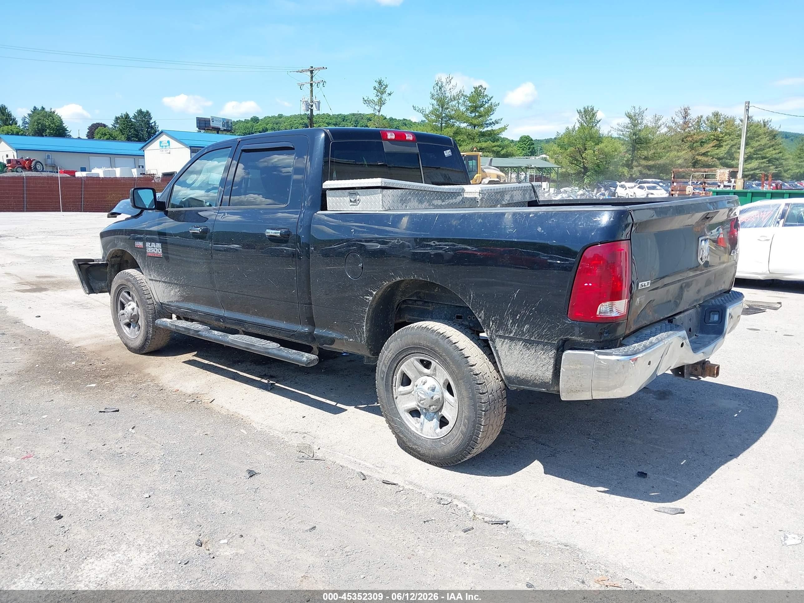 2014 Ram 2500 Slt Black vin: 3C6TR5DT3EG213250