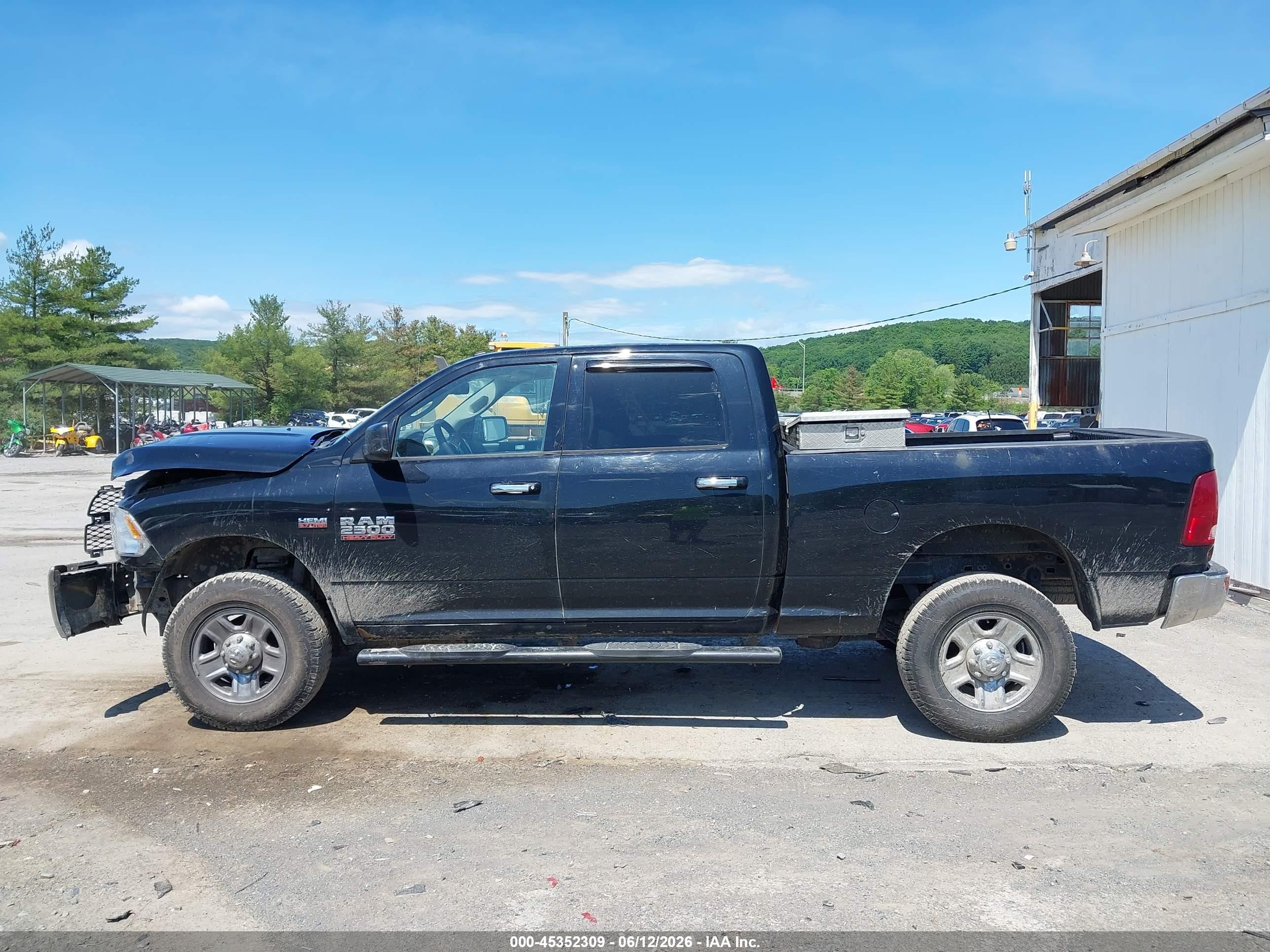 2014 Ram 2500 Slt Black vin: 3C6TR5DT3EG213250