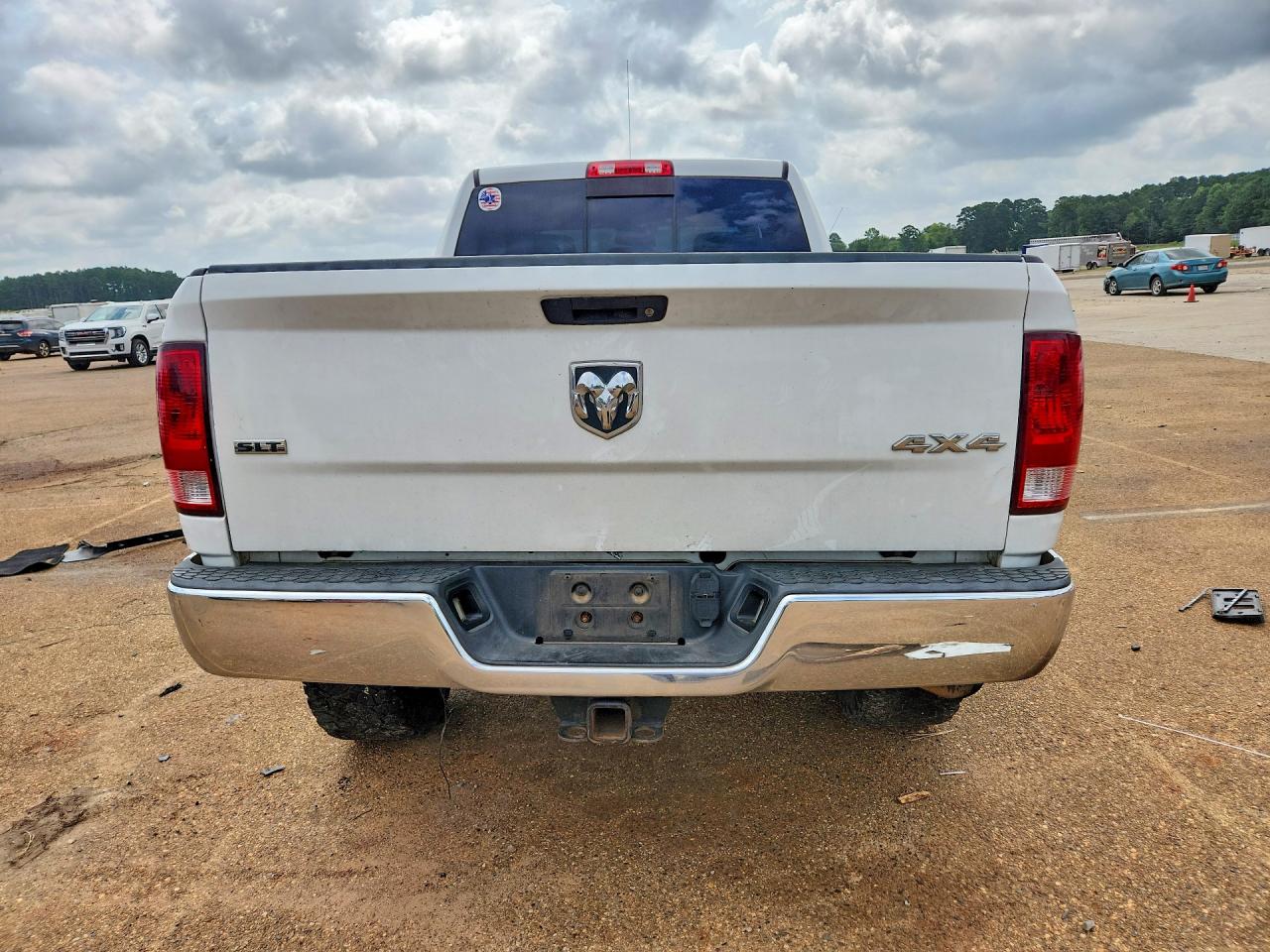 2014 Ram 2500 Slt White vin: 3C6TR5DT4EG236231