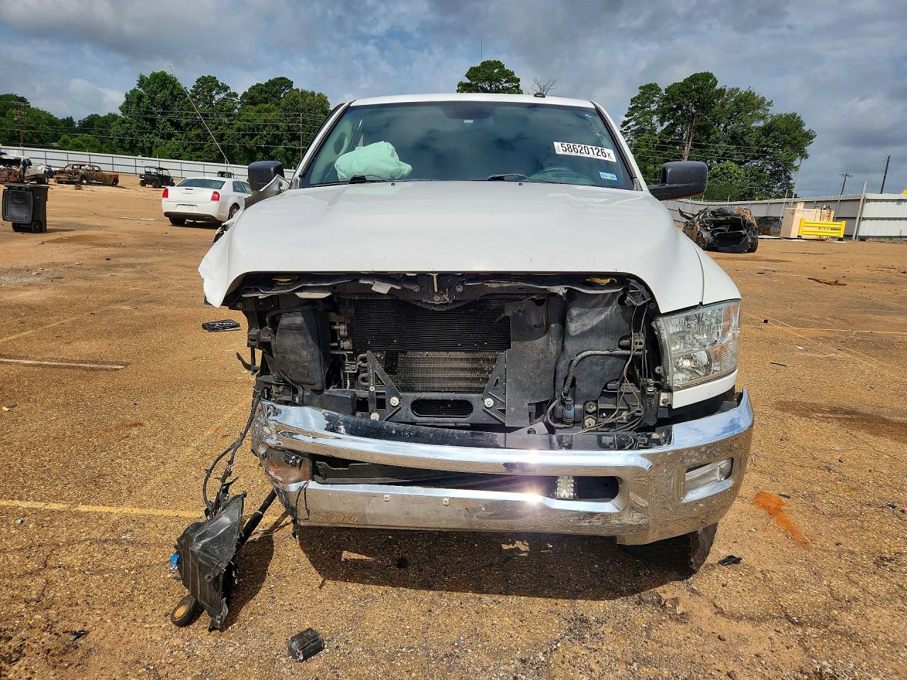 2014 Ram 2500 Slt White vin: 3C6TR5DT4EG236231
