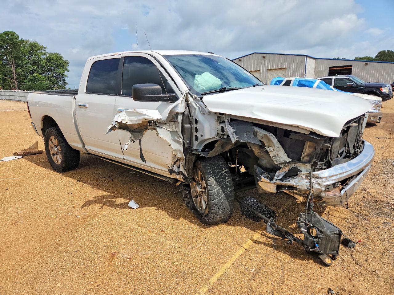 2014 Ram 2500 Slt White vin: 3C6TR5DT4EG236231