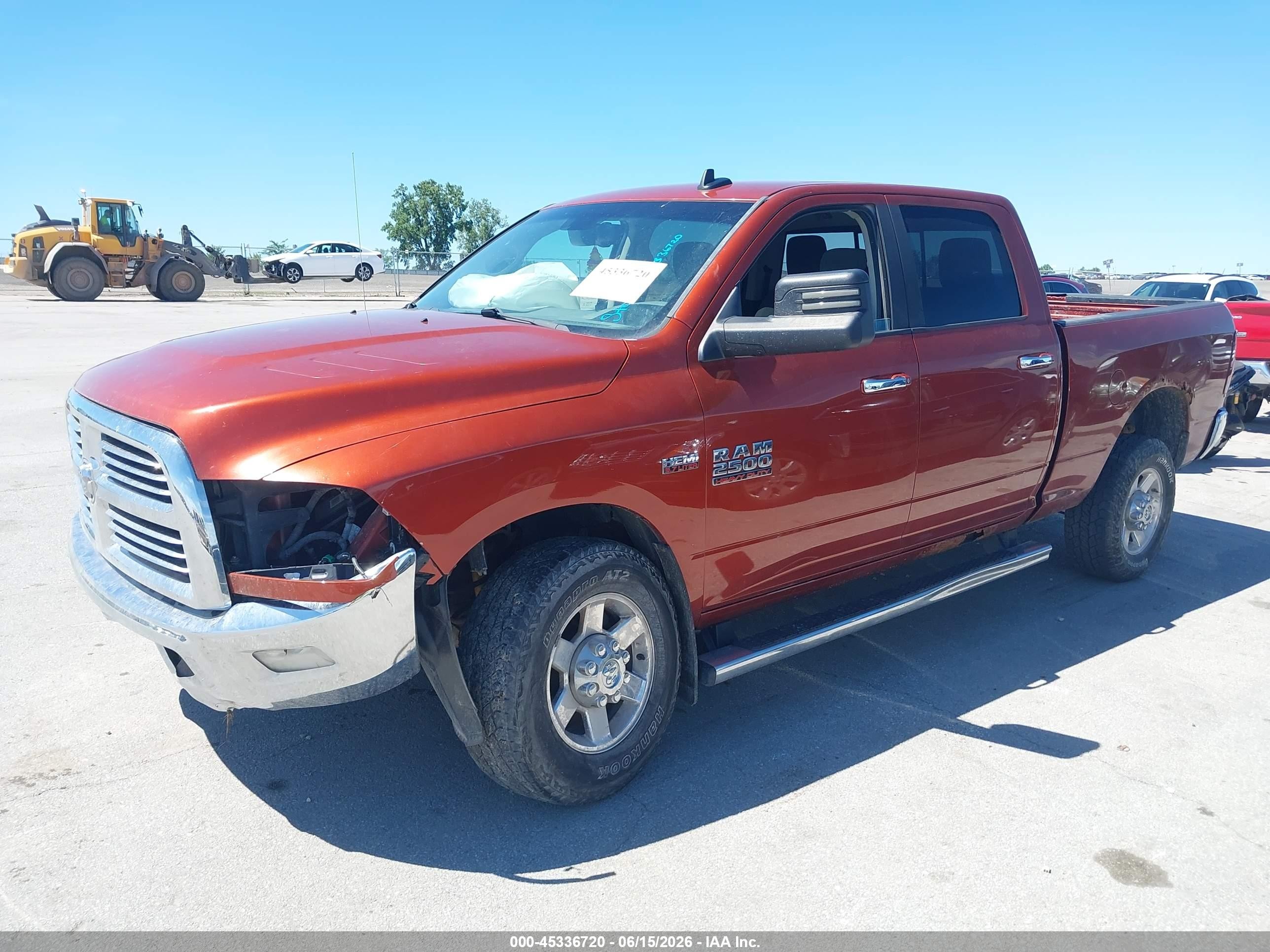 2013 Ram 2500 Big Horn Orange vin: 3C6TR5DT7DG526428
