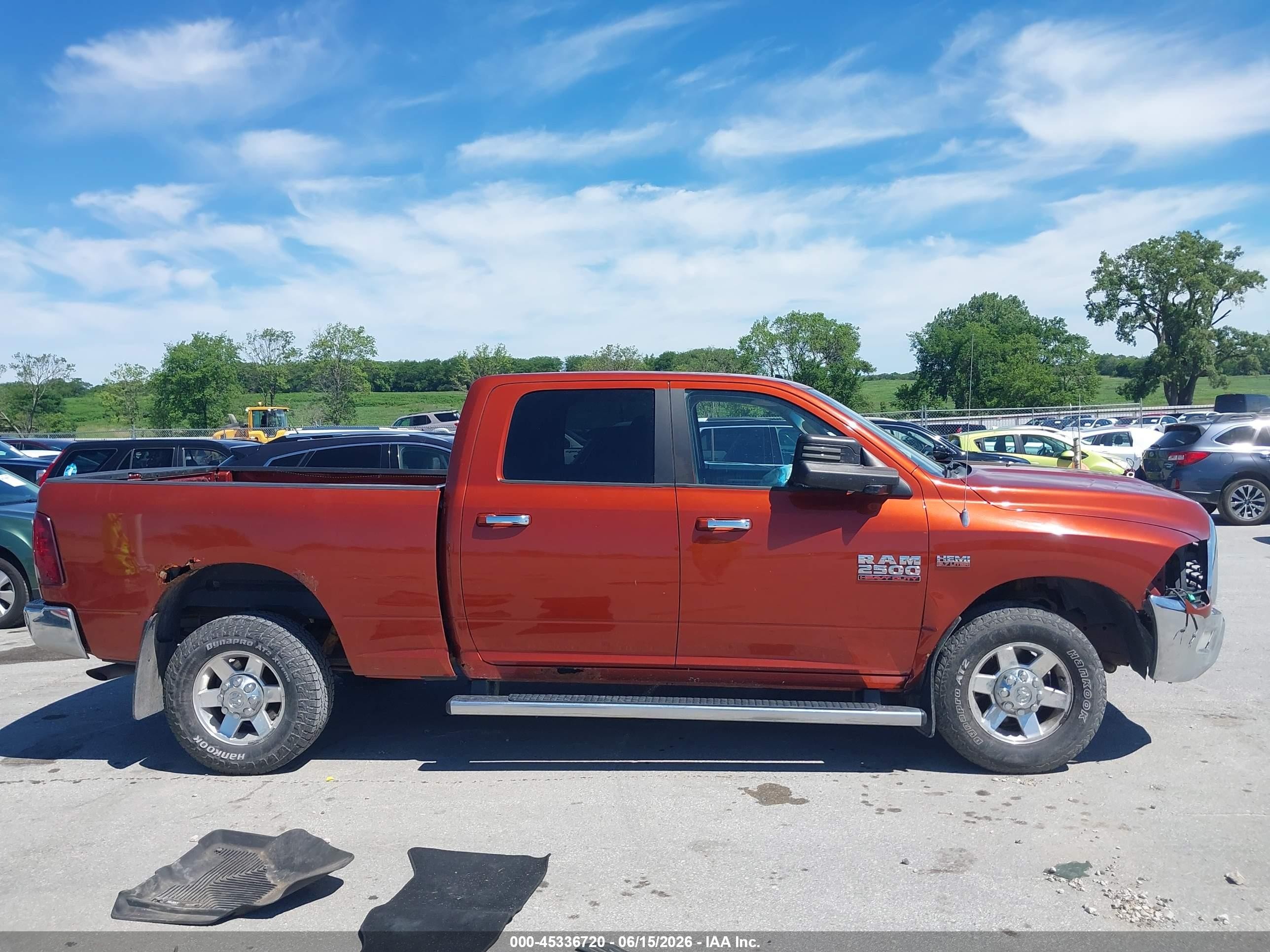 2013 Ram 2500 Big Horn Orange vin: 3C6TR5DT7DG526428