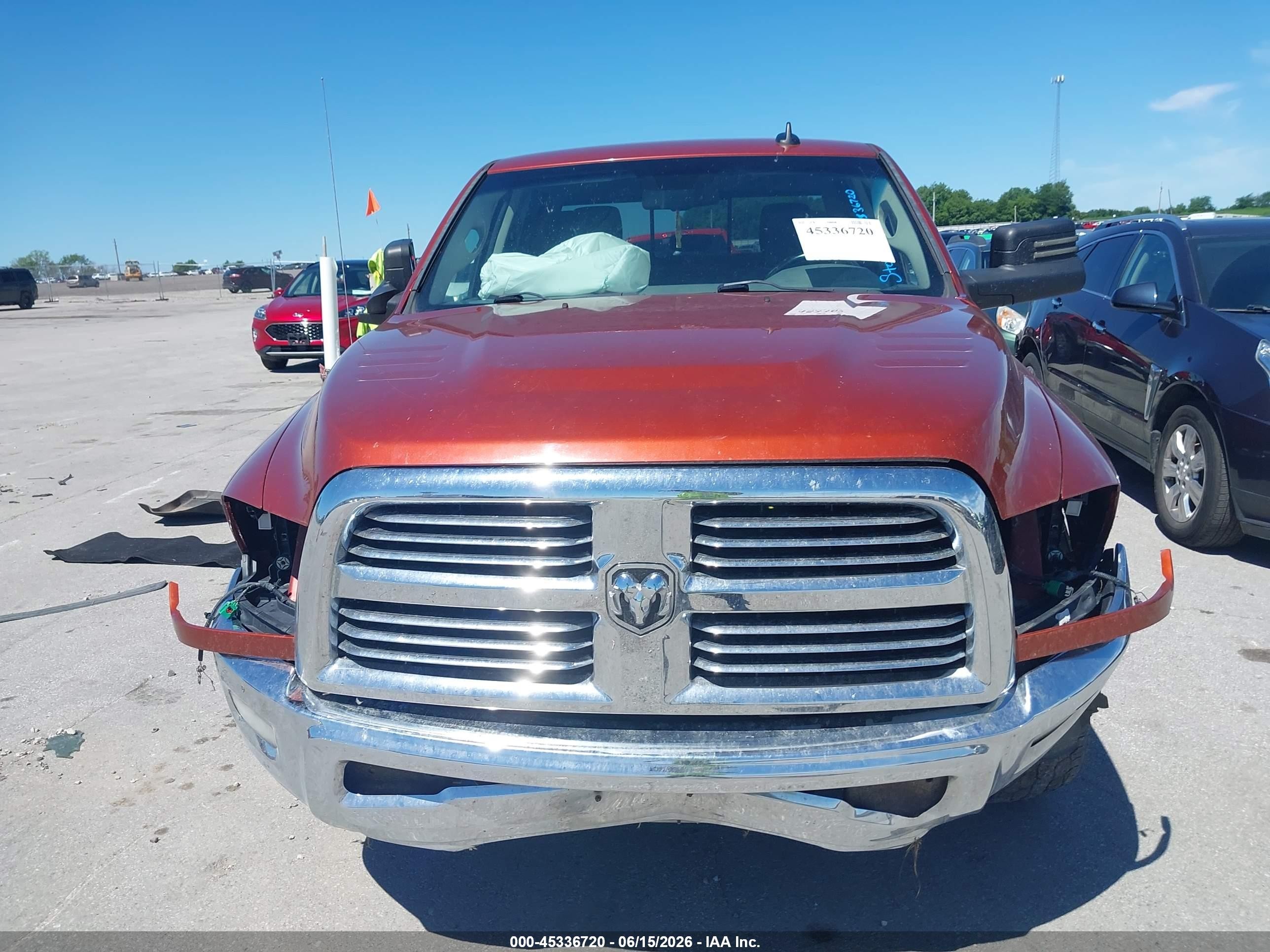2013 Ram 2500 Big Horn Orange vin: 3C6TR5DT7DG526428