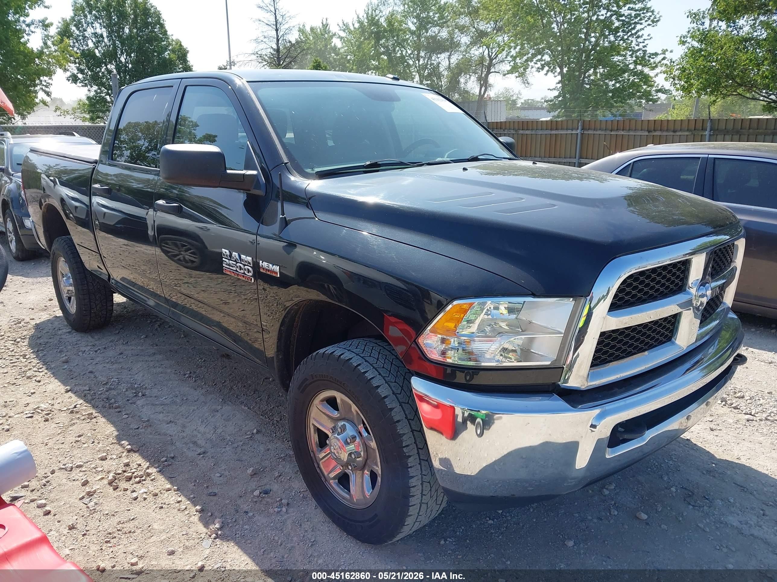 2015 Ram 2500 Slt Black vin: 3C6TR5DT7FG627326