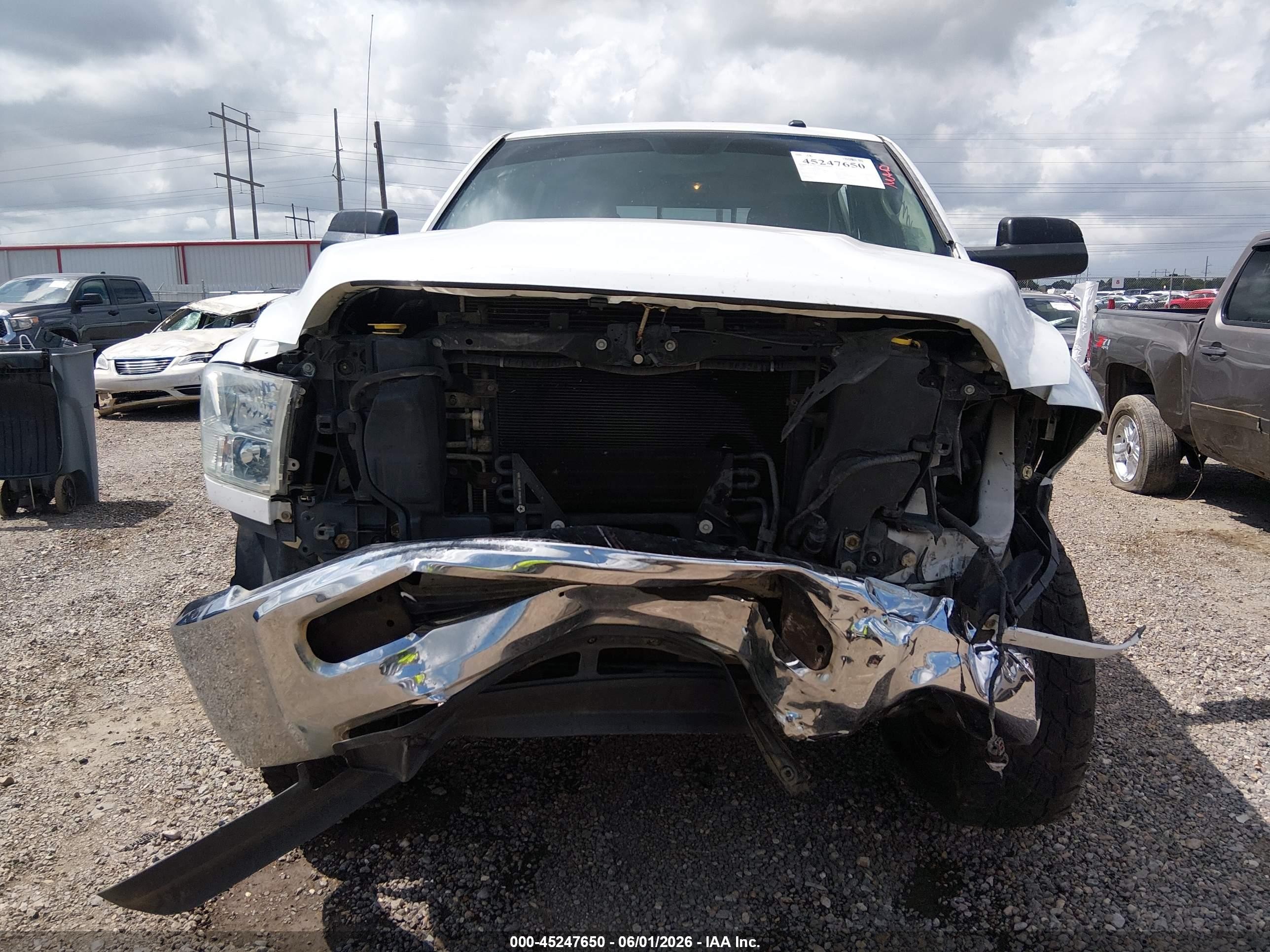 2014 Ram 2500 Slt White vin: 3C6TR5DT8EG188152