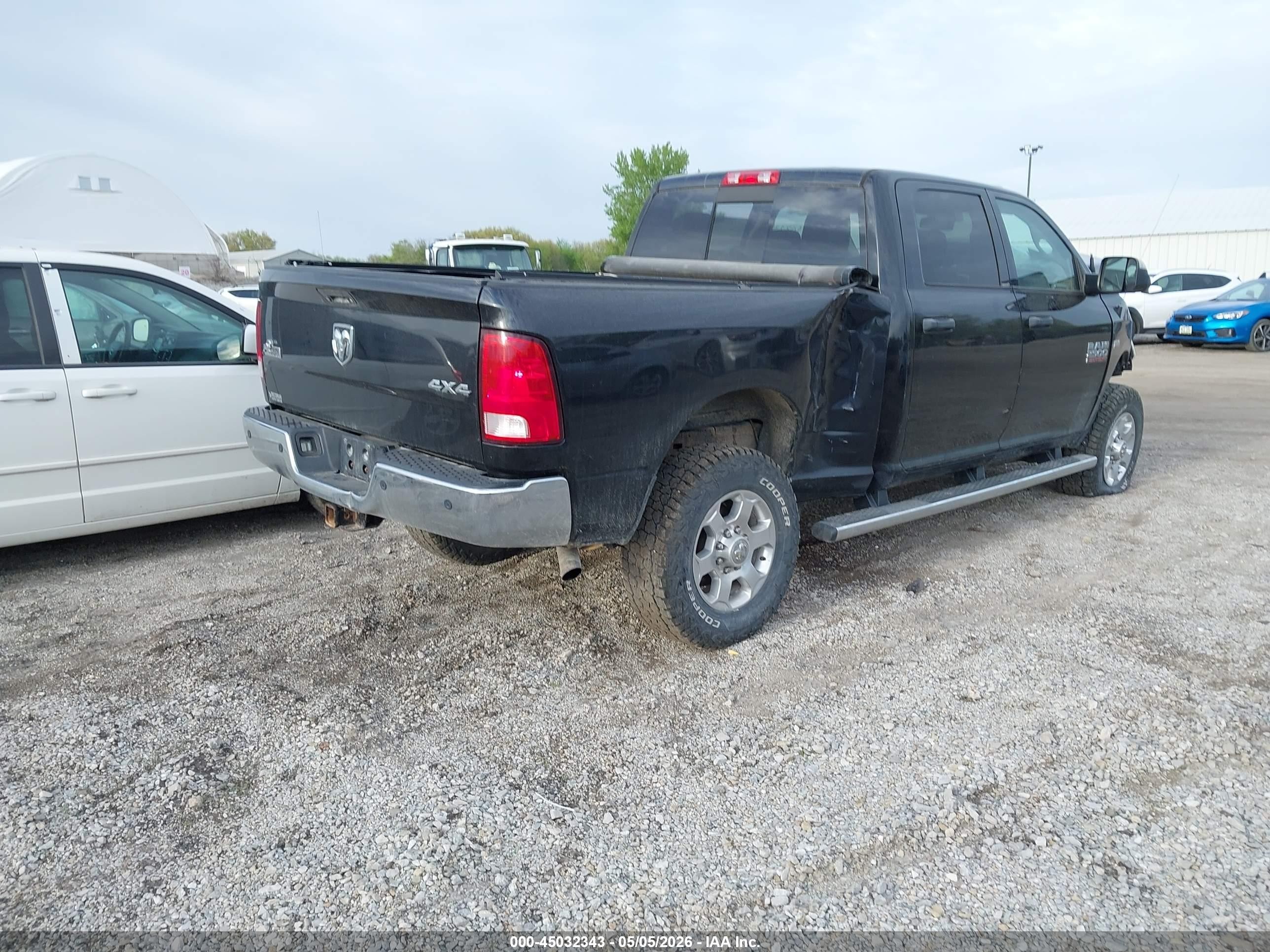 2016 Ram 2500 Big Horn Black vin: 3C6TR5DT8GG118458