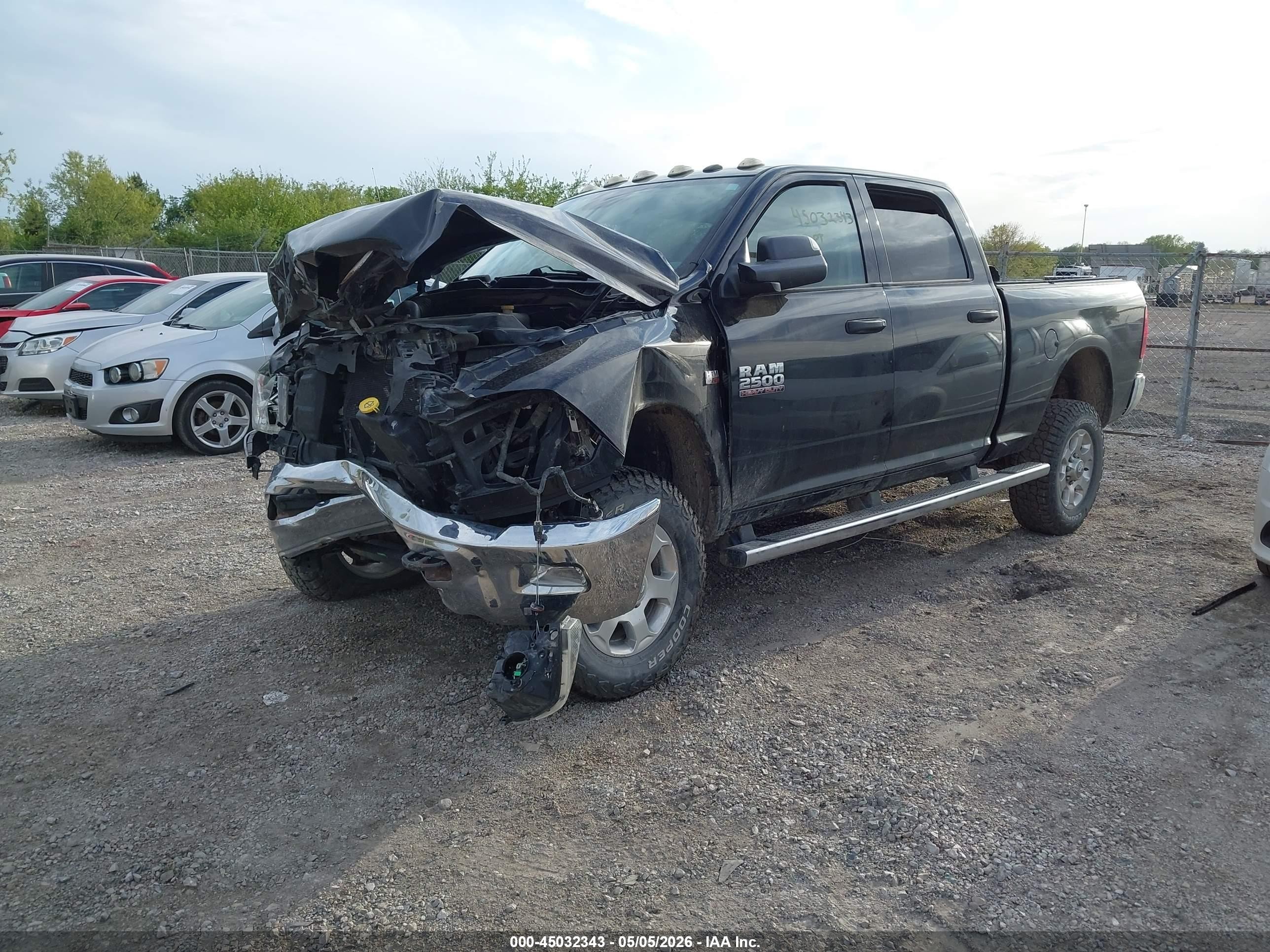 2016 Ram 2500 Big Horn Black vin: 3C6TR5DT8GG118458