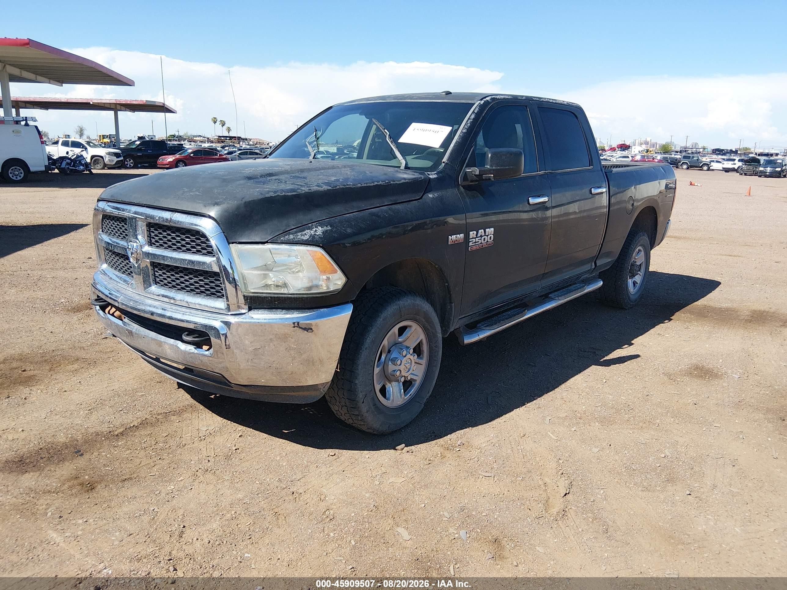 2013 Ram 2500 Slt Черный vin: 3C6TR5DTXDG568656