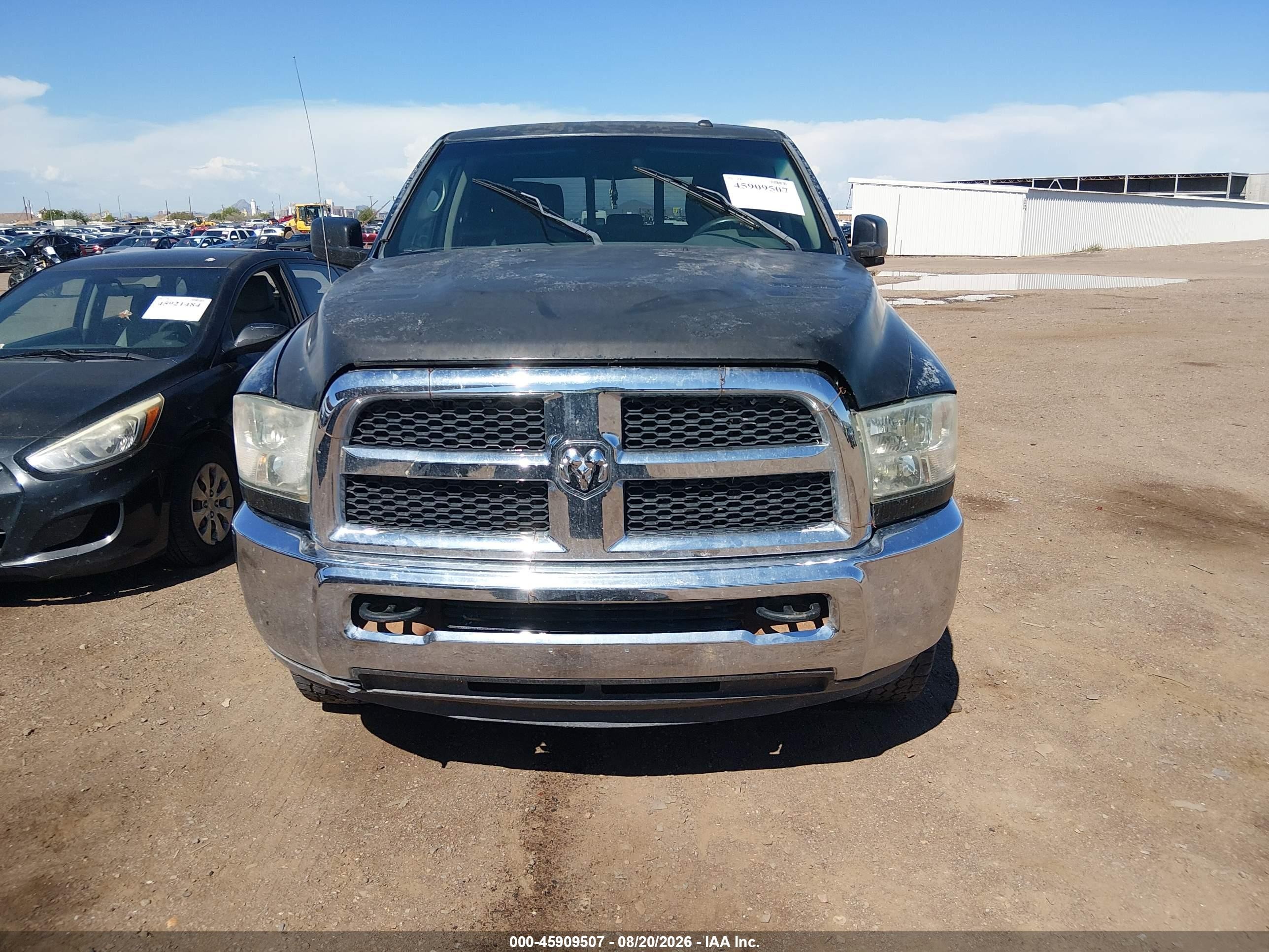 2013 Ram 2500 Slt Черный vin: 3C6TR5DTXDG568656