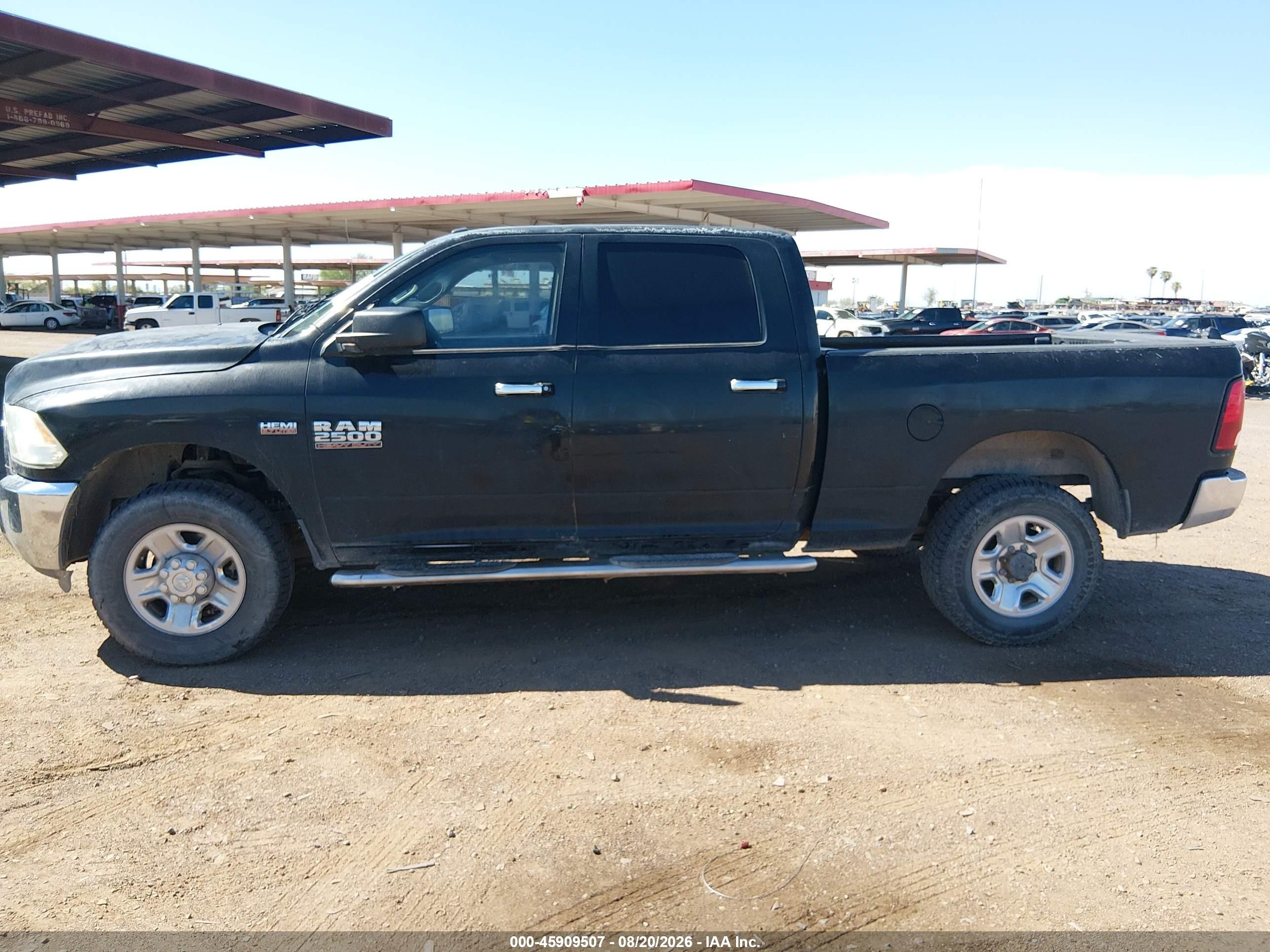 2013 Ram 2500 Slt Черный vin: 3C6TR5DTXDG568656