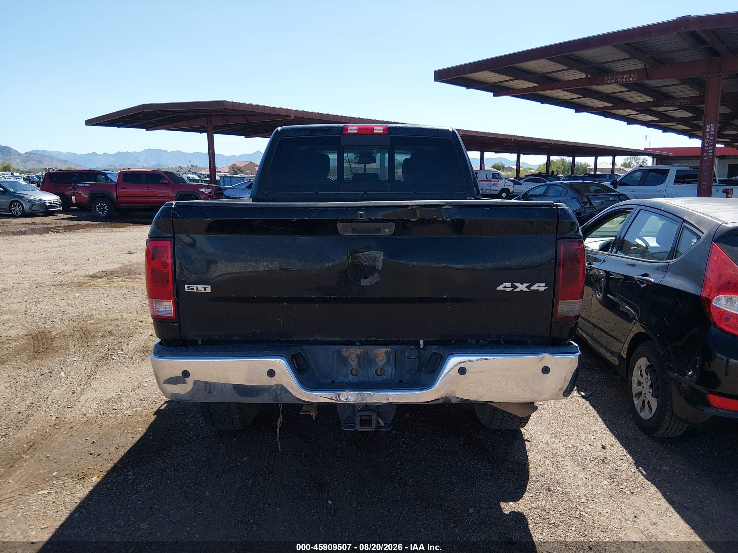 2013 Ram 2500 Slt Черный vin: 3C6TR5DTXDG568656