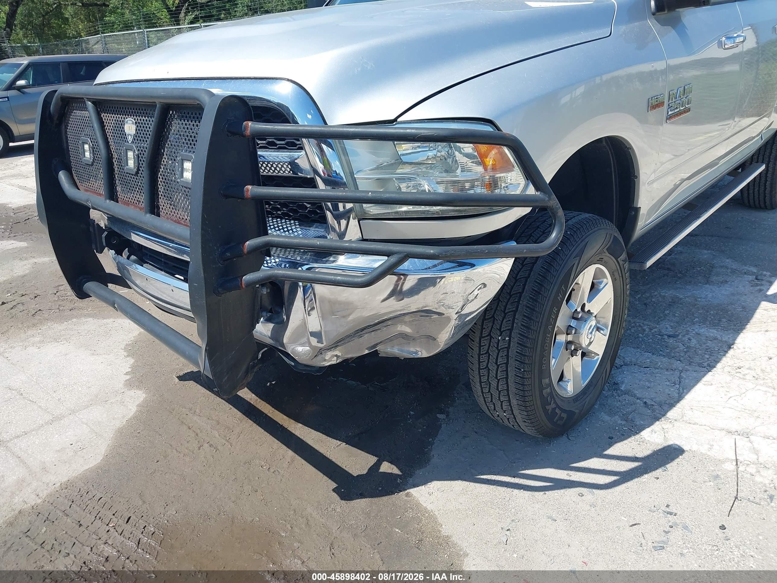 2014 Ram 2500 Slt Серебряный vin: 3C6TR5DTXEG205811