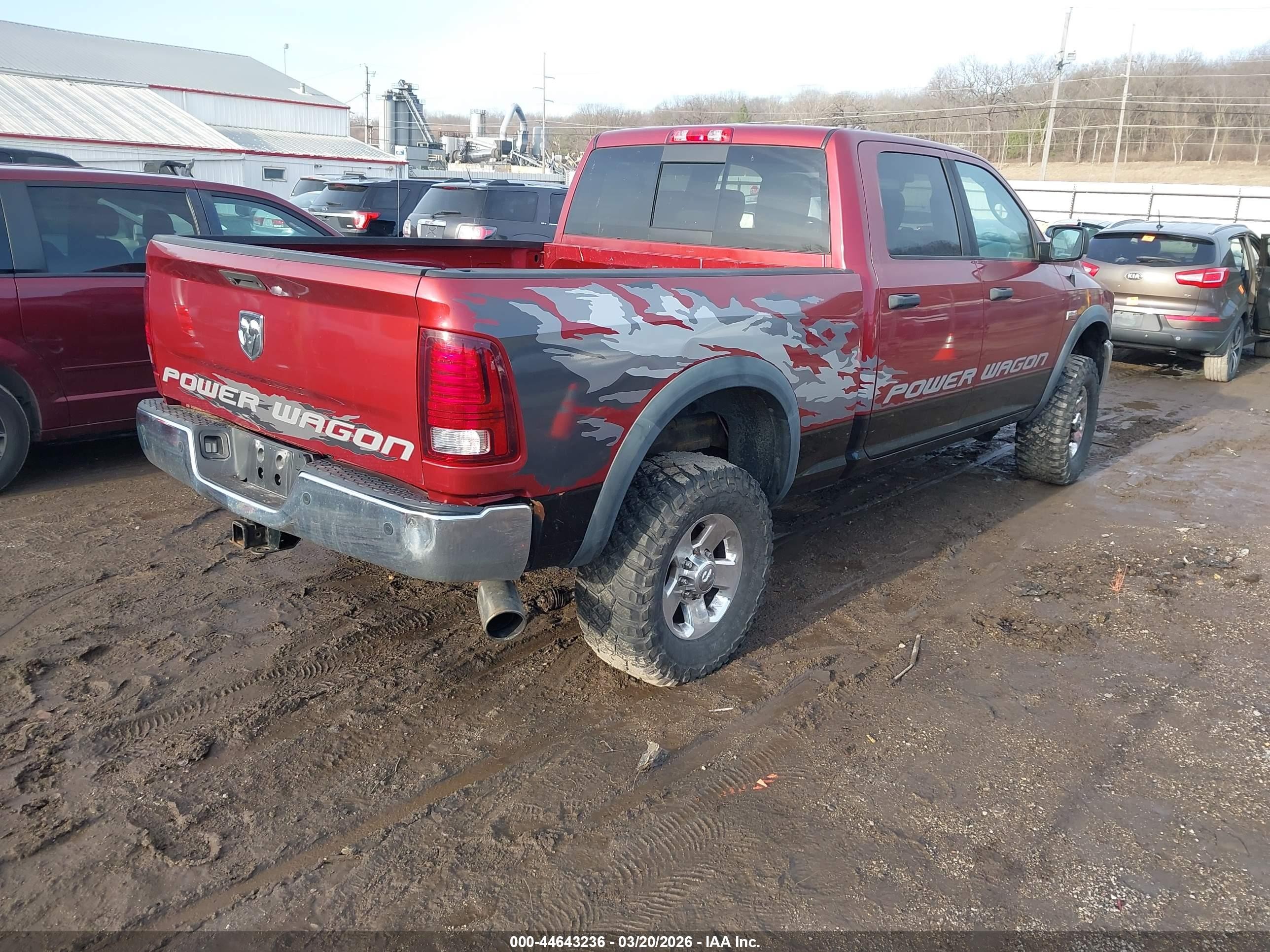 2015 Ram 2500 Power Wagon Red vin: 3C6TR5EJ1FG557075