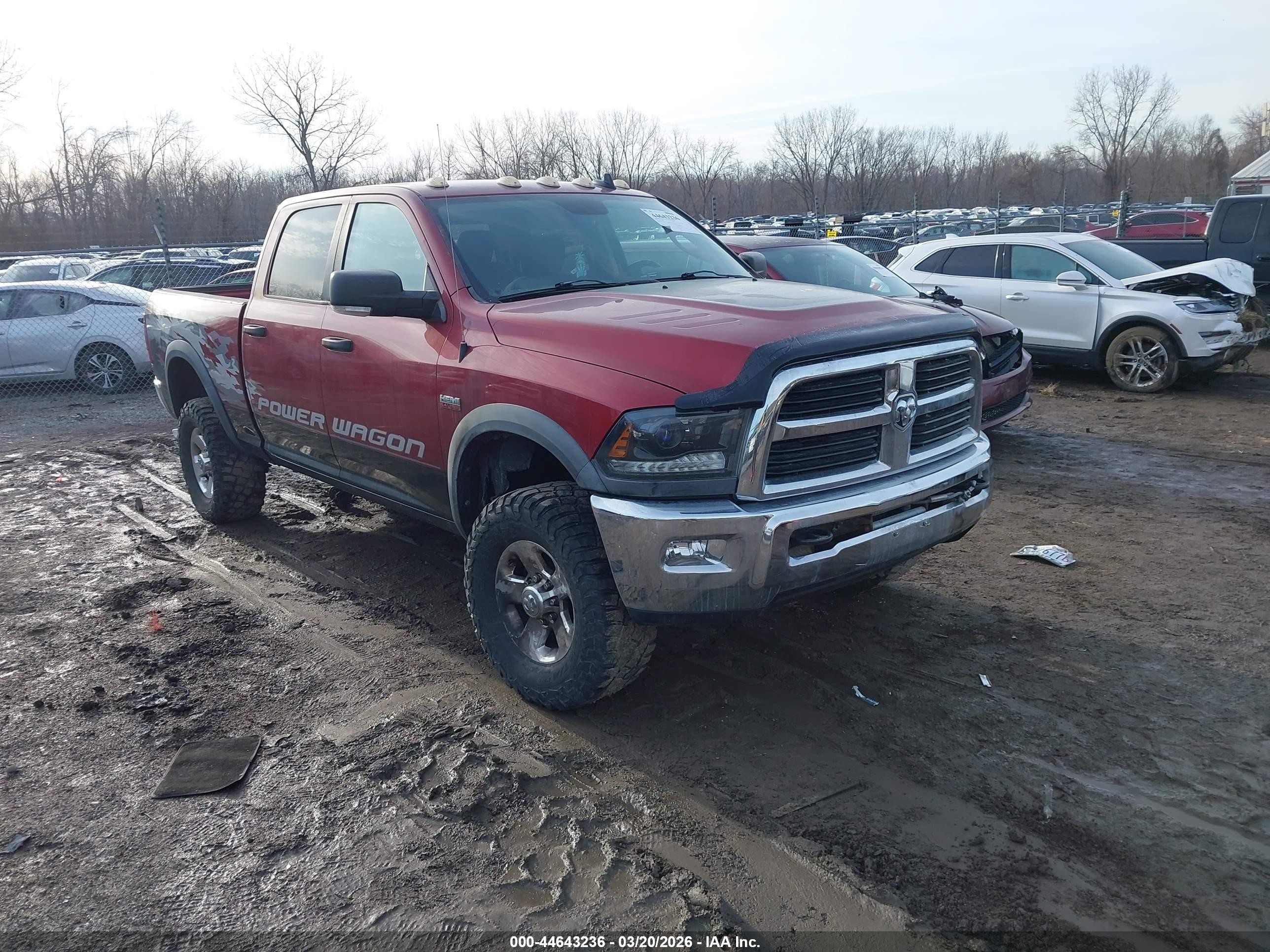 2015 Ram 2500 Power Wagon Red vin: 3C6TR5EJ1FG557075