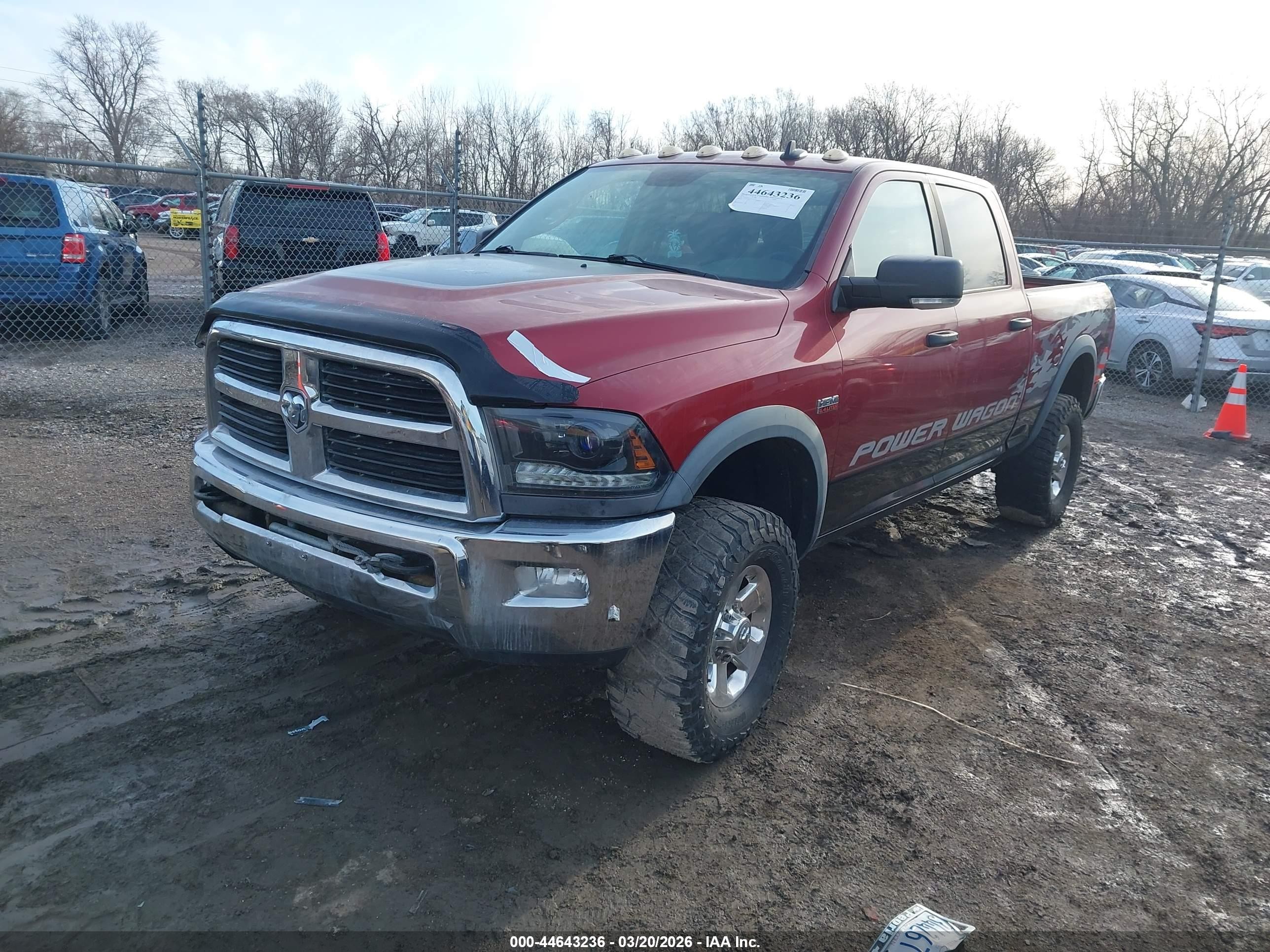 2015 Ram 2500 Power Wagon Red vin: 3C6TR5EJ1FG557075