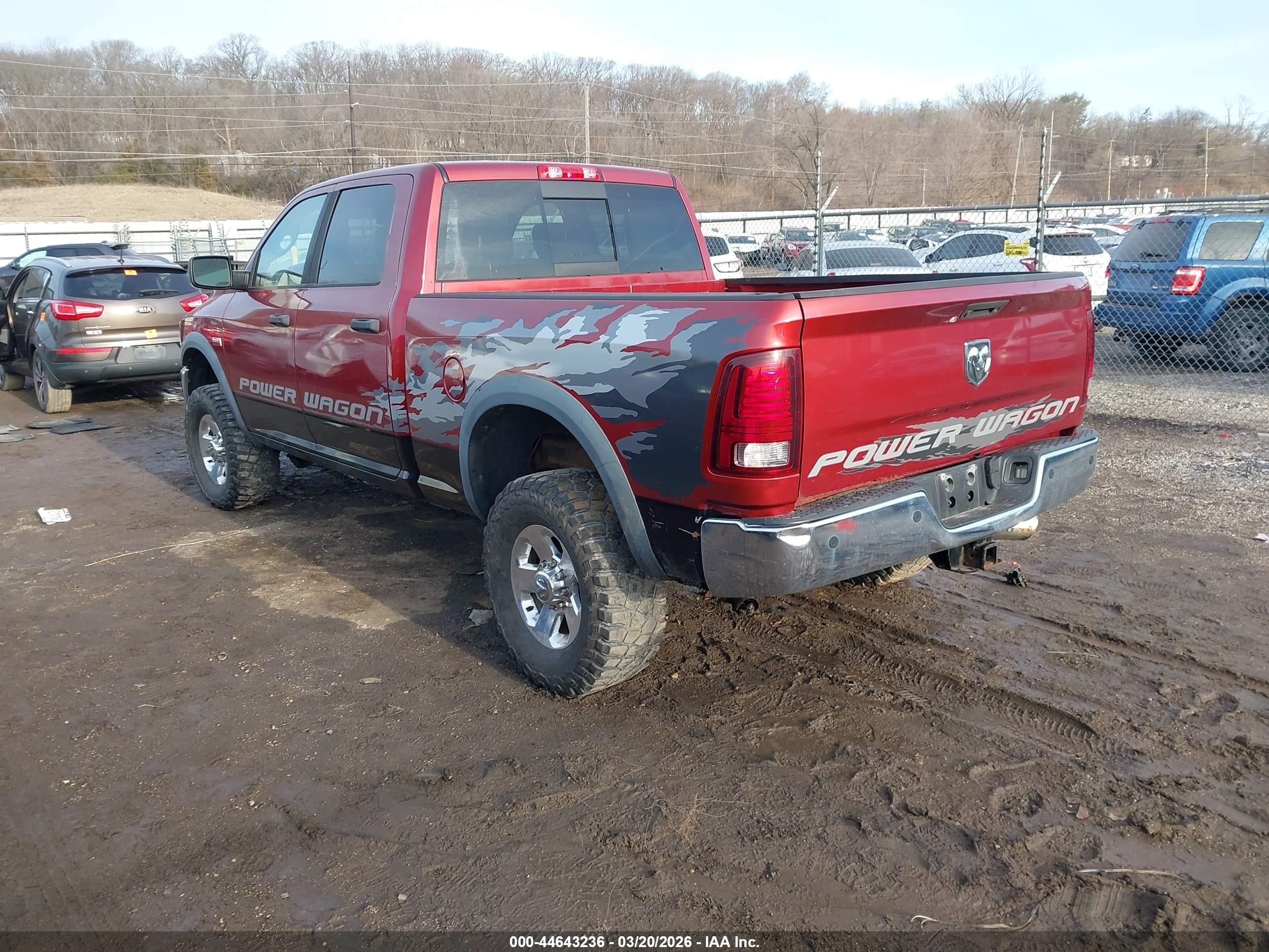 2015 Ram 2500 Power Wagon Red vin: 3C6TR5EJ1FG557075