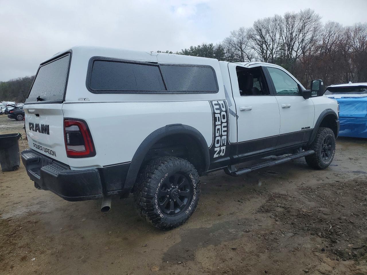 2024 Ram 2500 Powerwagon White vin: 3C6TR5EJ4RG162957