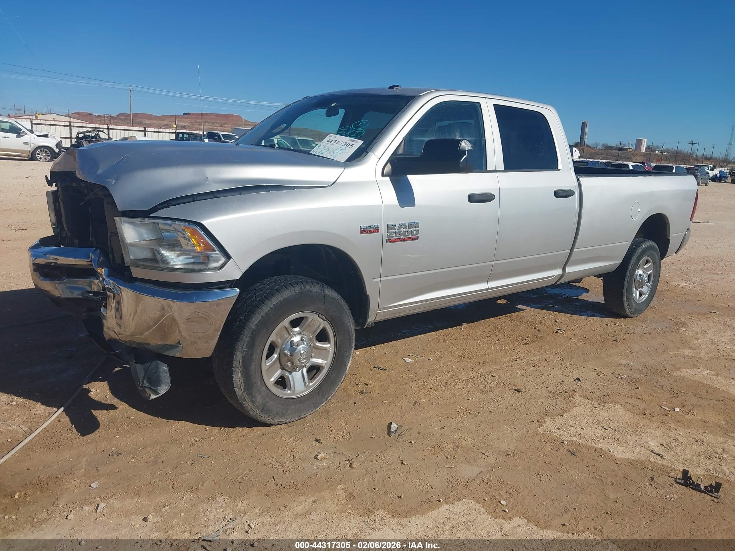 2014 Ram 2500 Tradesman Silver vin: 3C6TR5HT2EG304777