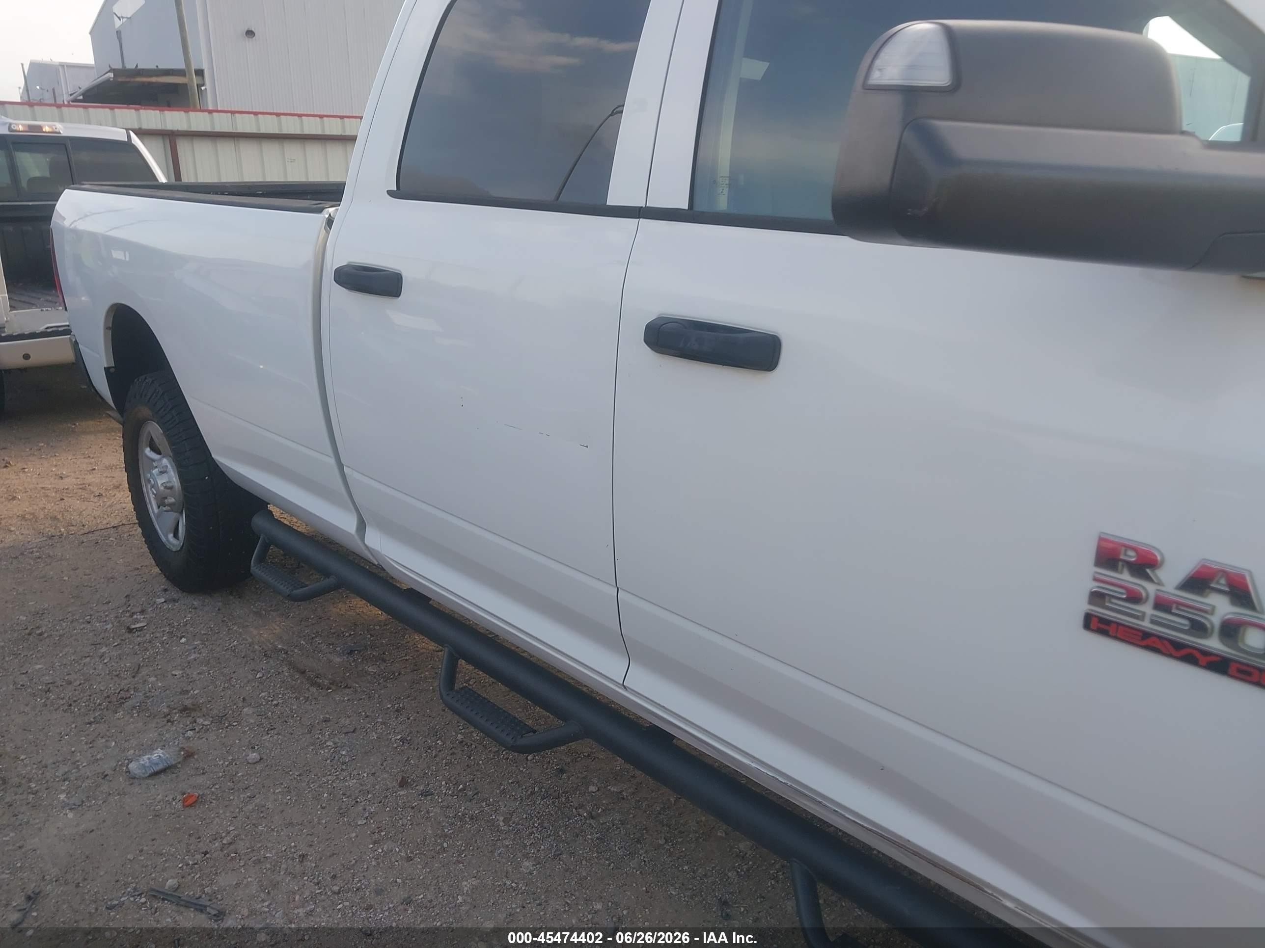 2015 Ram 2500 Tradesman White vin: 3C6TR5HT7FG689285