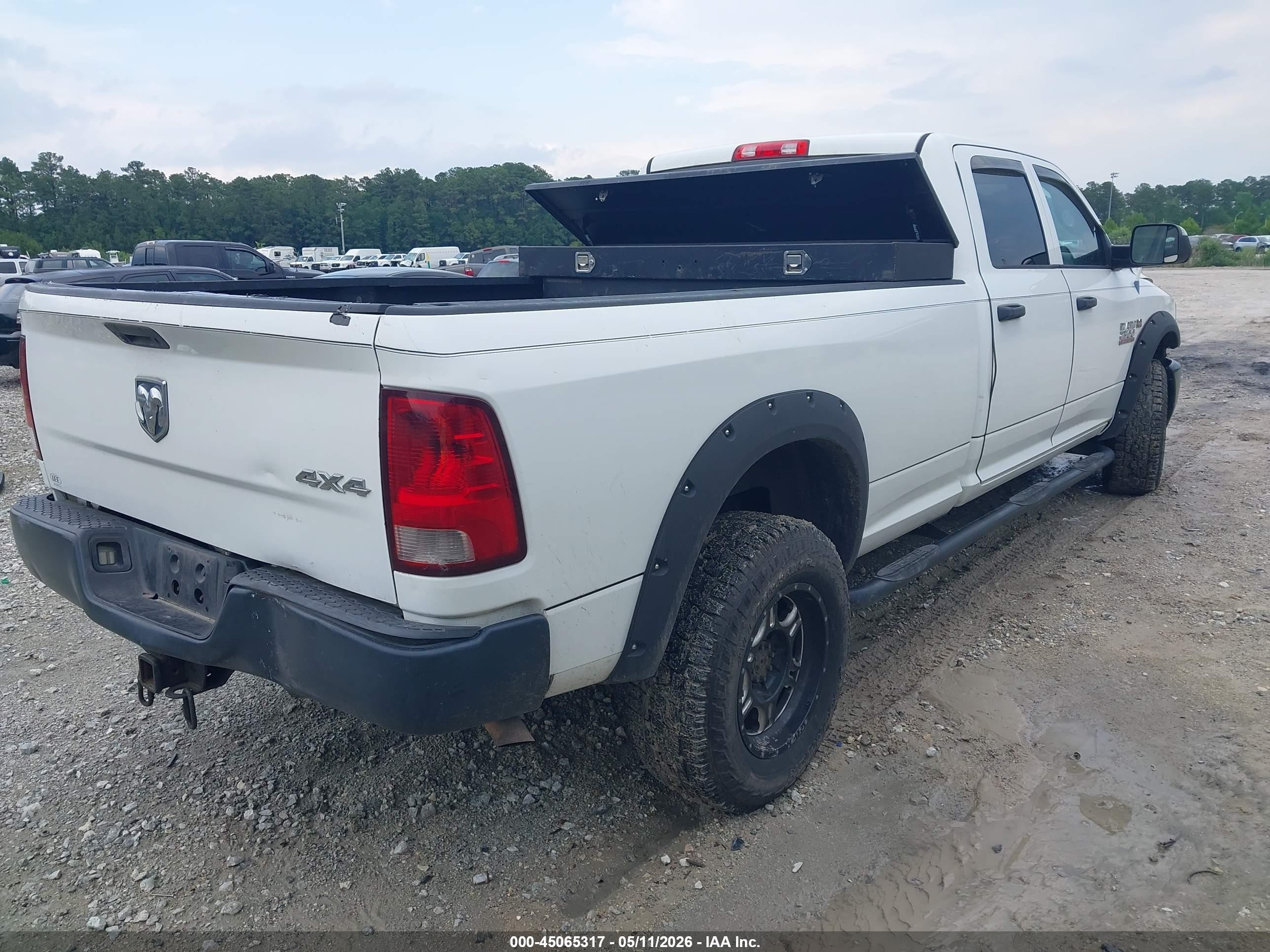 2013 Ram 2500 Tradesman White vin: 3C6TR5HT8DG530174