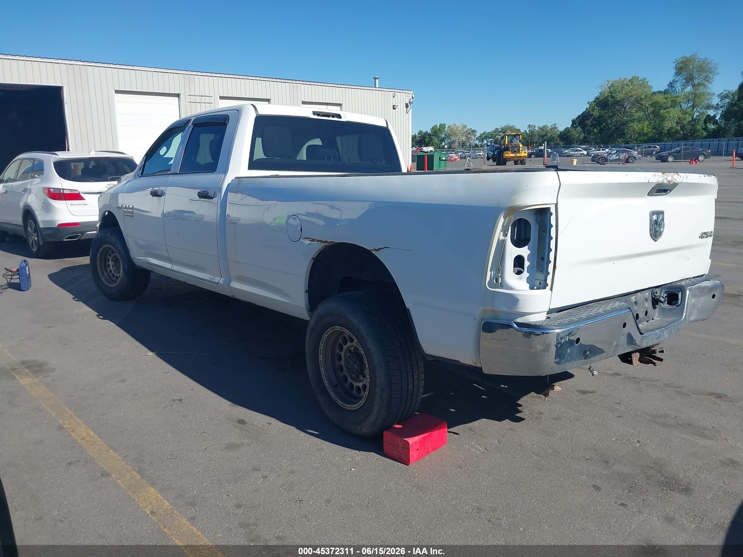 2013 Ram 2500 Tradesman Белый vin: 3C6TR5HT9DG530510