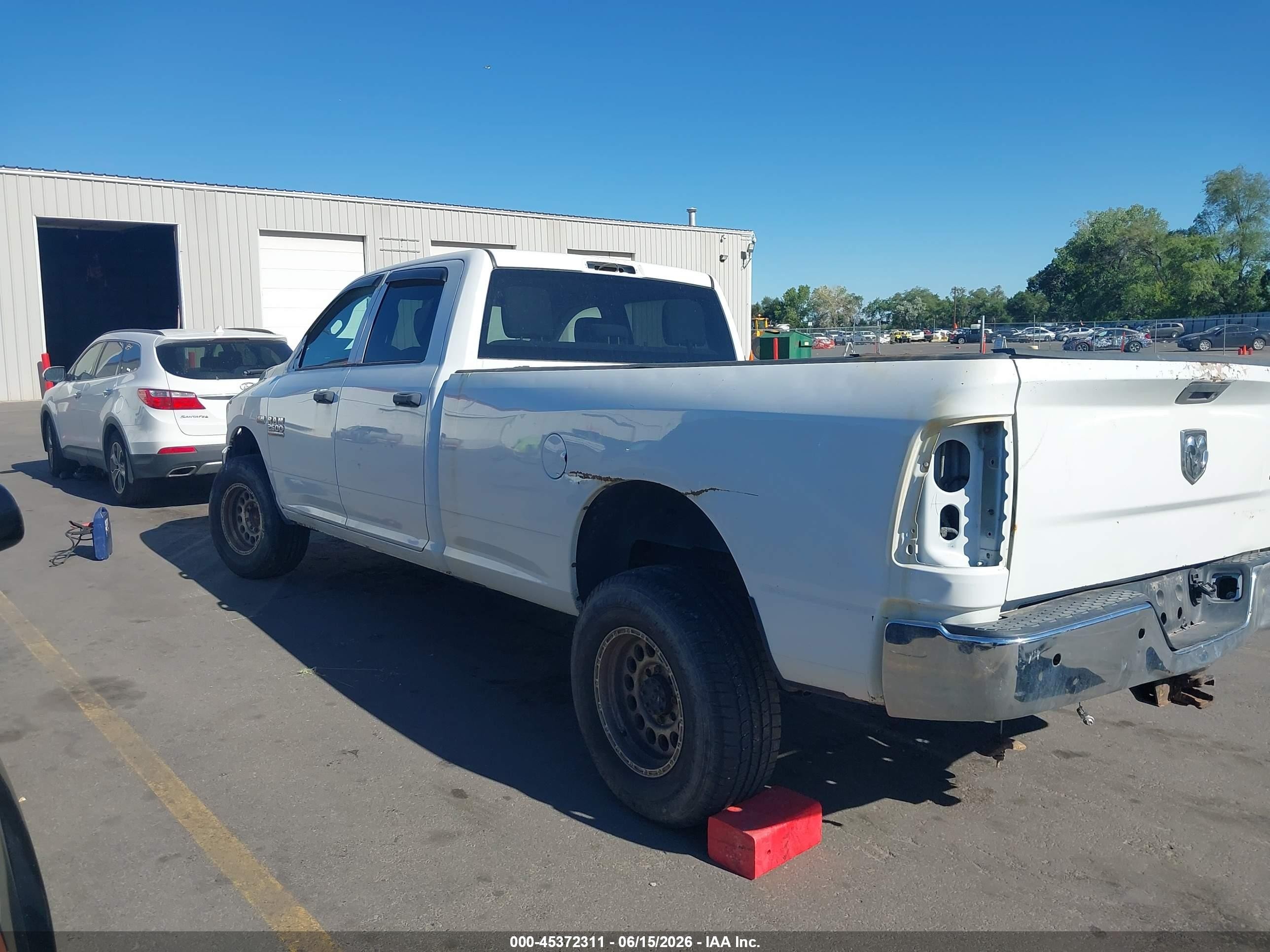 2013 Ram 2500 Tradesman Белый vin: 3C6TR5HT9DG530510