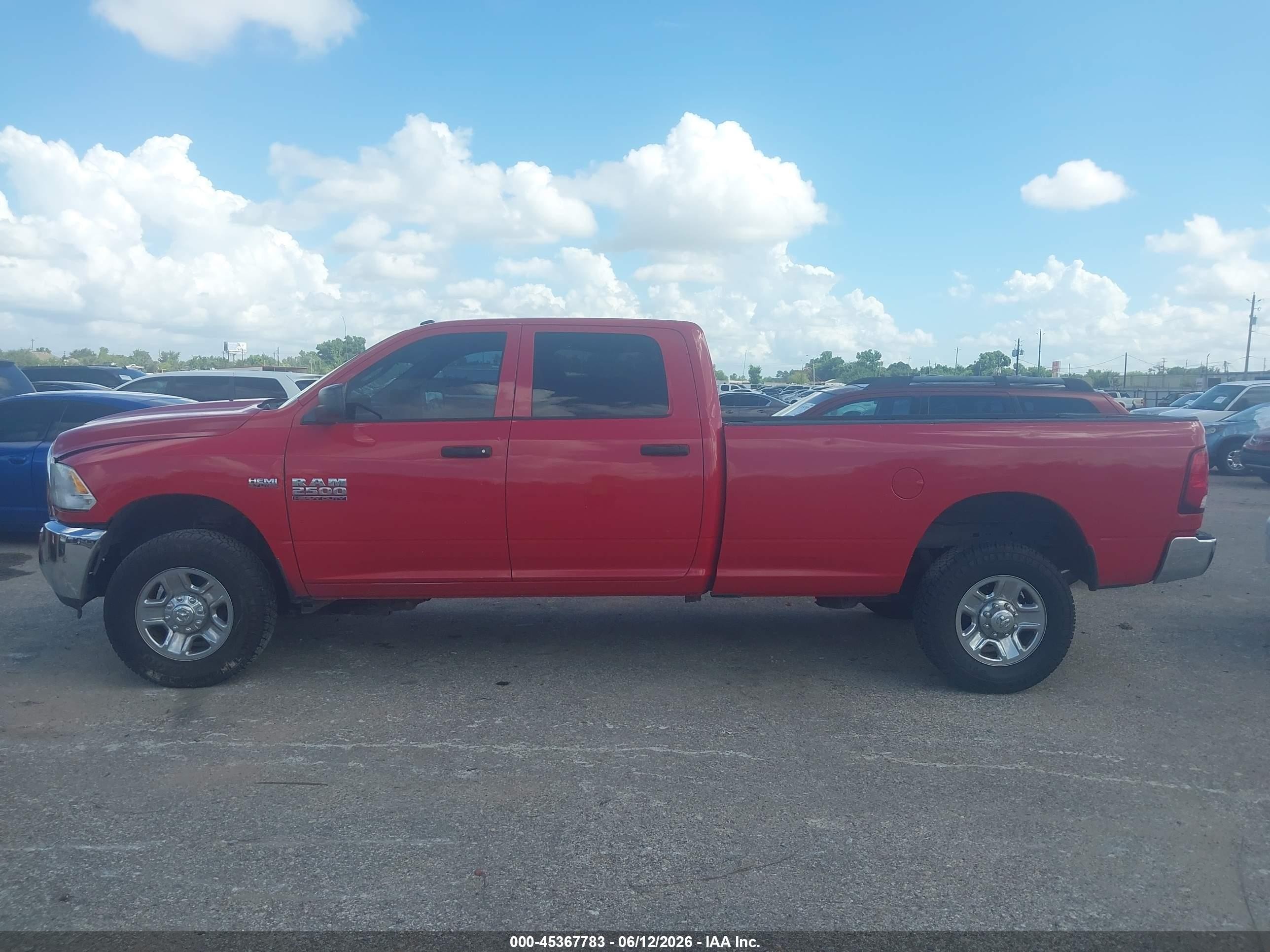 2014 Ram 2500 Tradesman Красный vin: 3C6TR5HTXEG233926