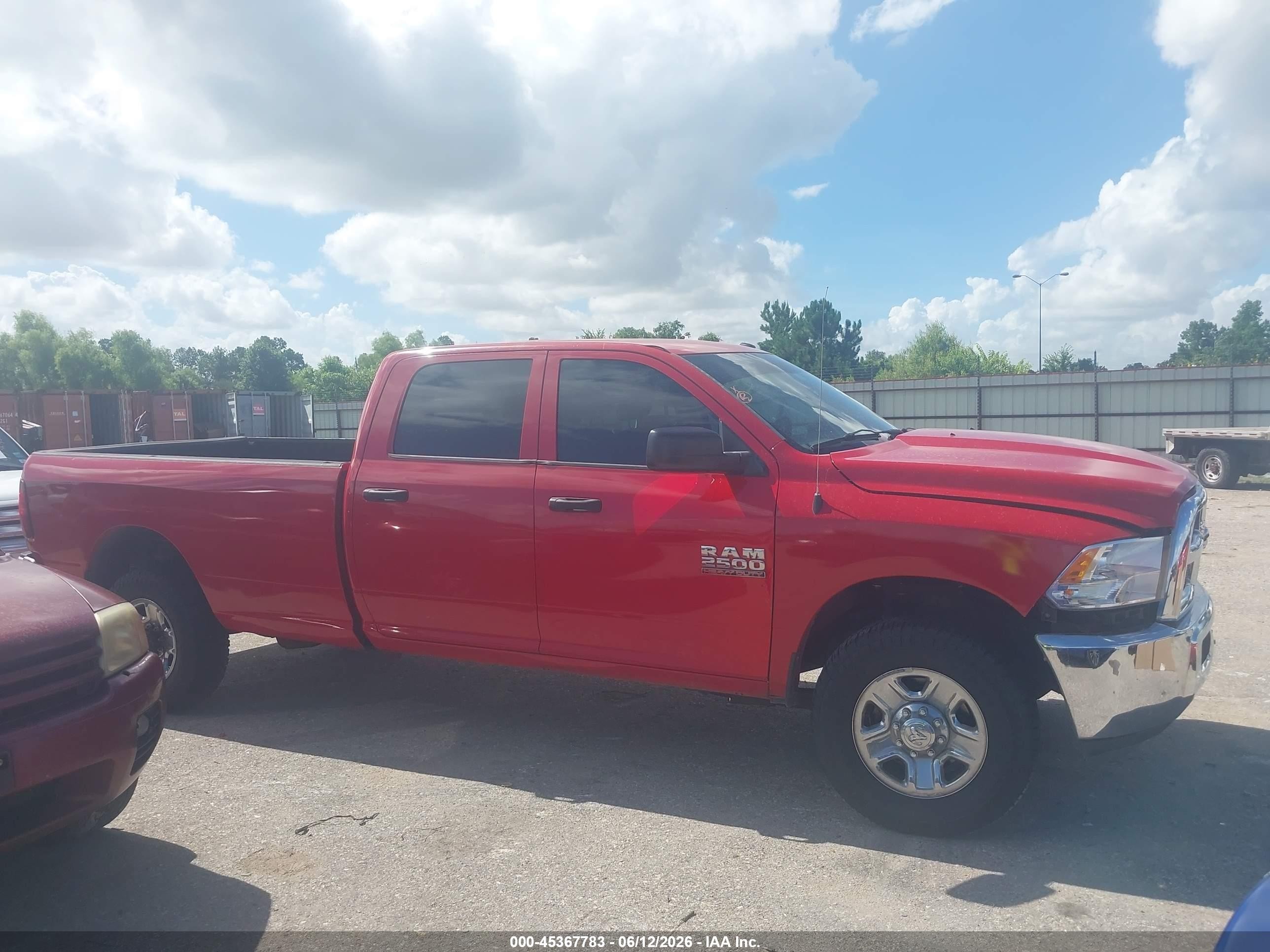 2014 Ram 2500 Tradesman Красный vin: 3C6TR5HTXEG233926