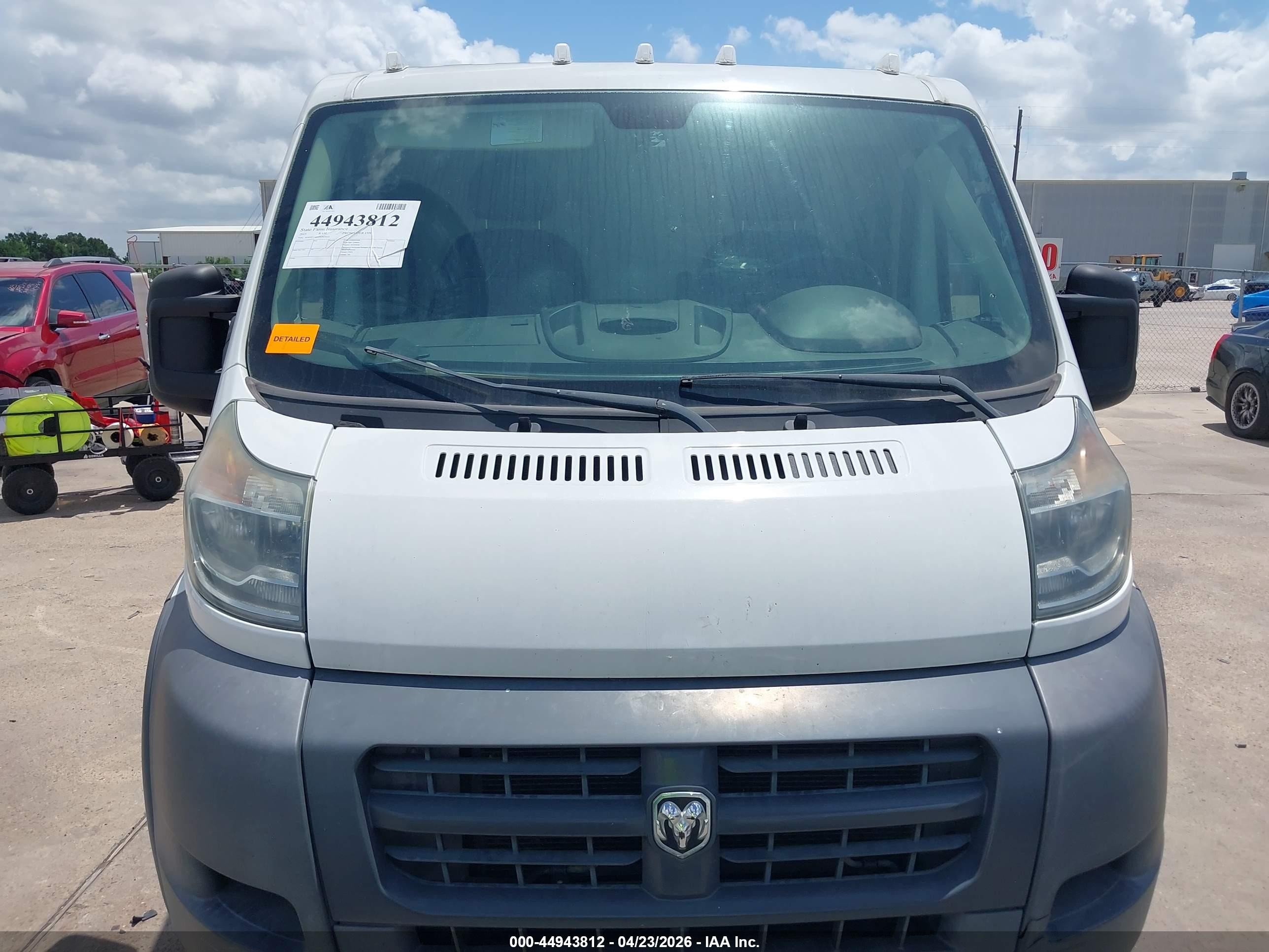2015 Ram Promaster 1500 Low Roof White vin: 3C6TRVAG1FE507413