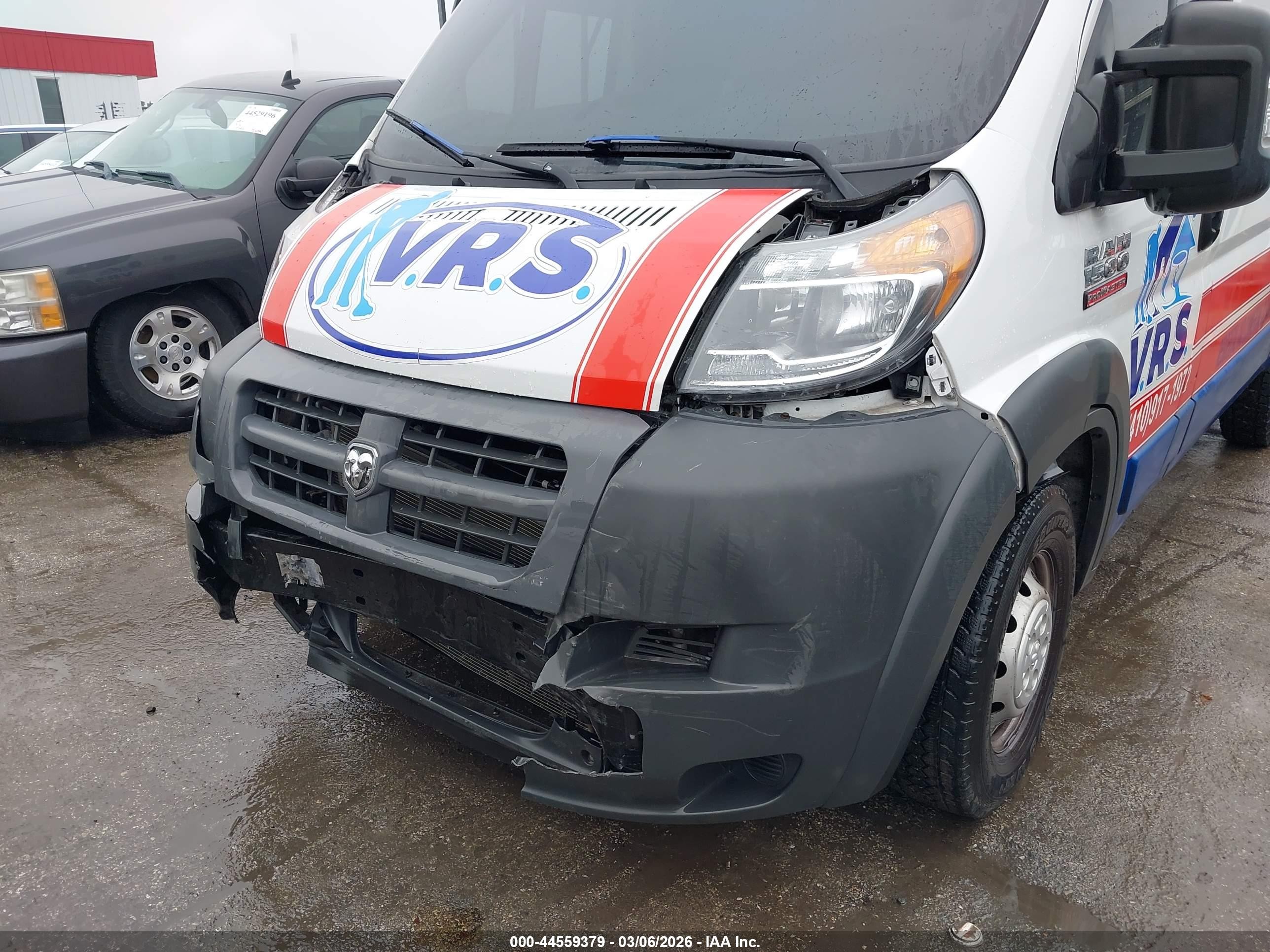 2015 Ram Promaster 1500 Low Roof White vin: 3C6TRVAG2FE510062